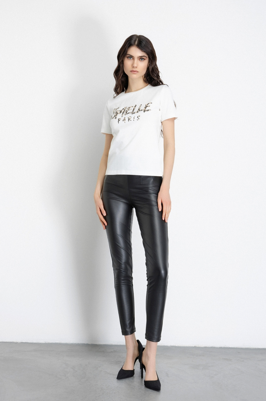 T-Shirt GAELLE PARIS In Bielastico Mezza Manica