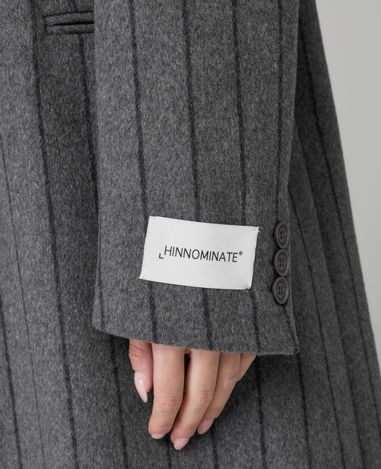 Cappotto HINNOMINATE Lungo Gessato