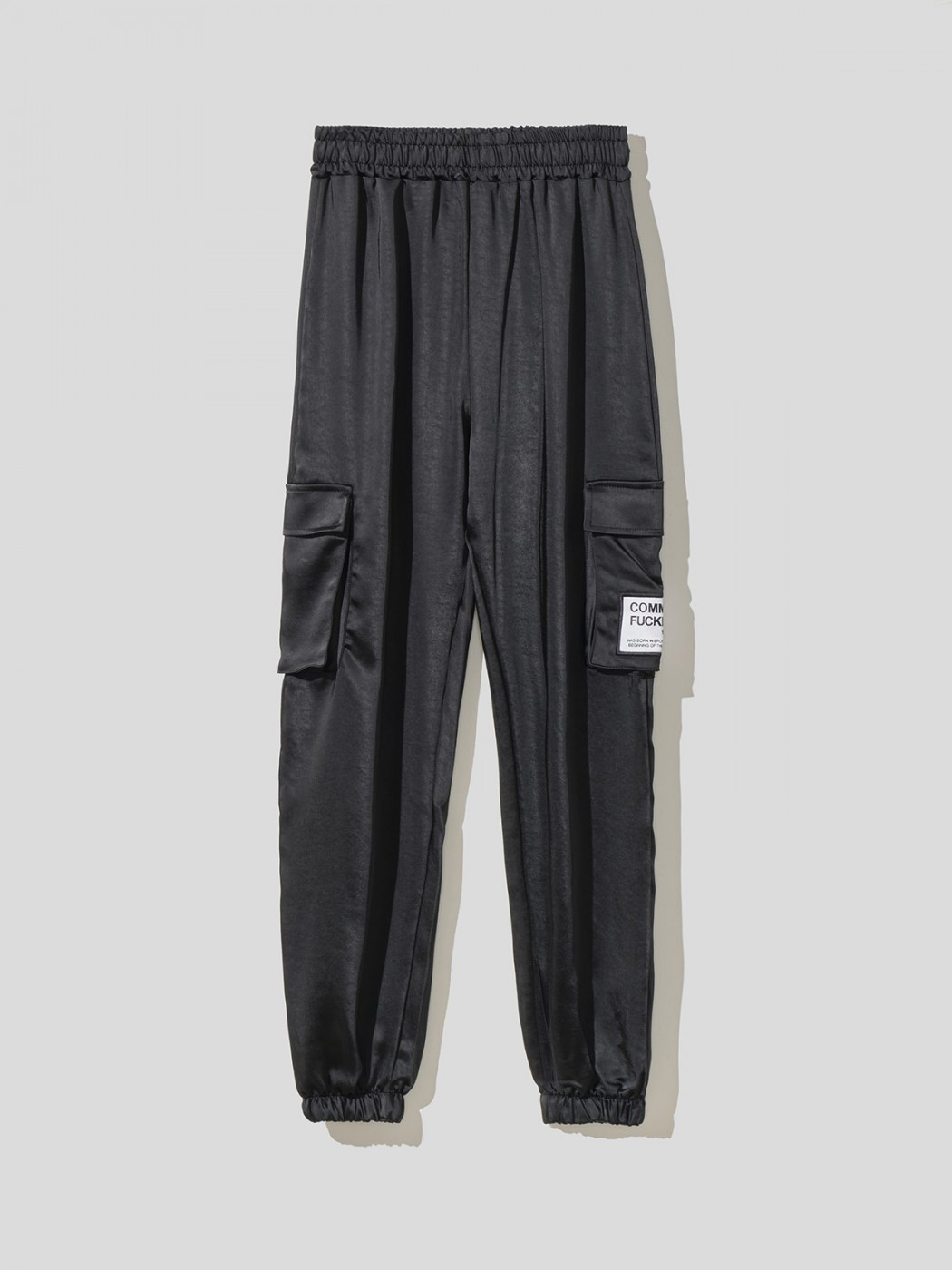 Pantalone in raso COMME des FUCKDOWN CDFD3121