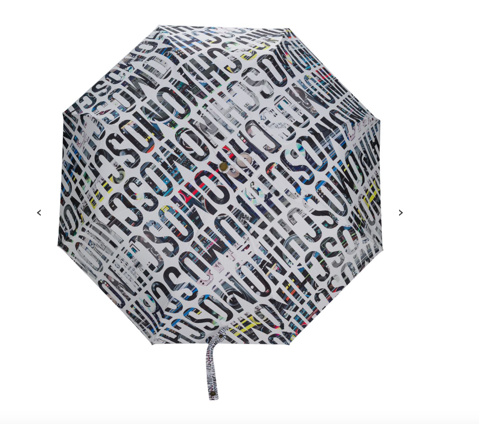 Ombrello MOSCHINO stampa multilogo