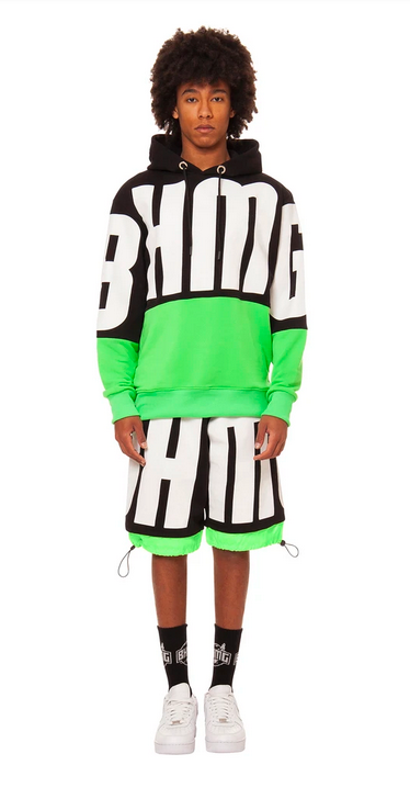 Bermuda BHMG e inserto in nylon fluo