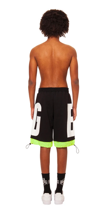 Bermuda BHMG e inserto in nylon fluo