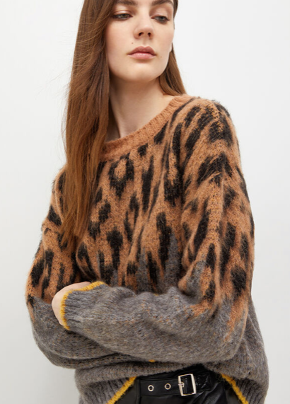Maglia LIU JO con motivo animalier jacquard
