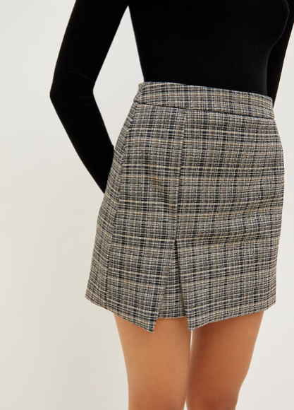 Minigonna LIU JO check jacquard