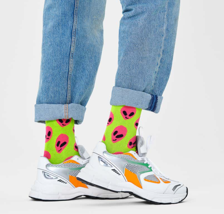 Calze HAPPY SOCKS alieno fluo