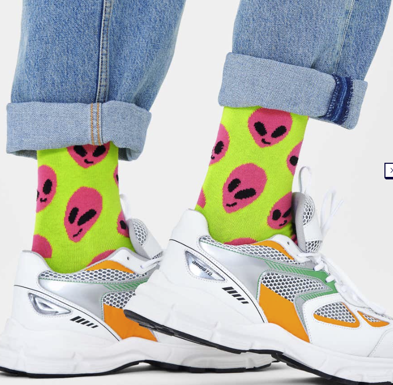 Calze HAPPY SOCKS alieno fluo