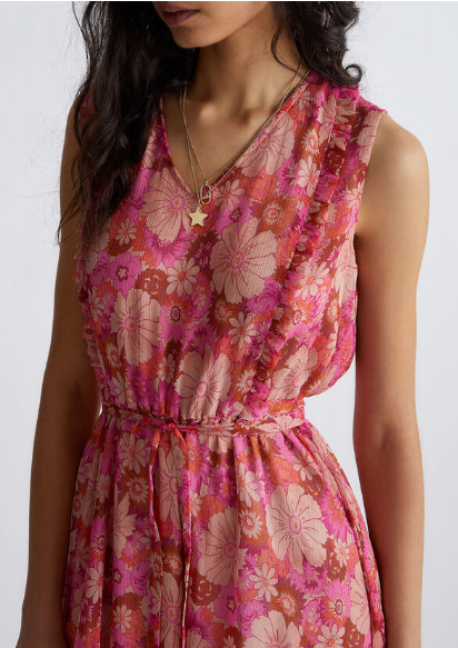 Vestito LIUJO floreale da cerimonia