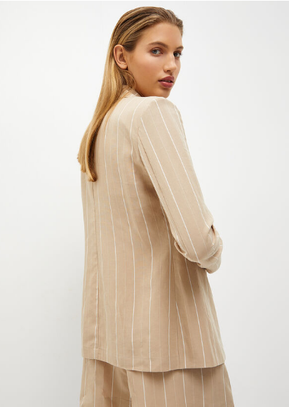 Blazer LIUJO a righe in misto lino