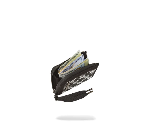 PORTAFOGLIO PICCOLO SPRAYGROUND TRINITY CHECKERED WALLET NERO