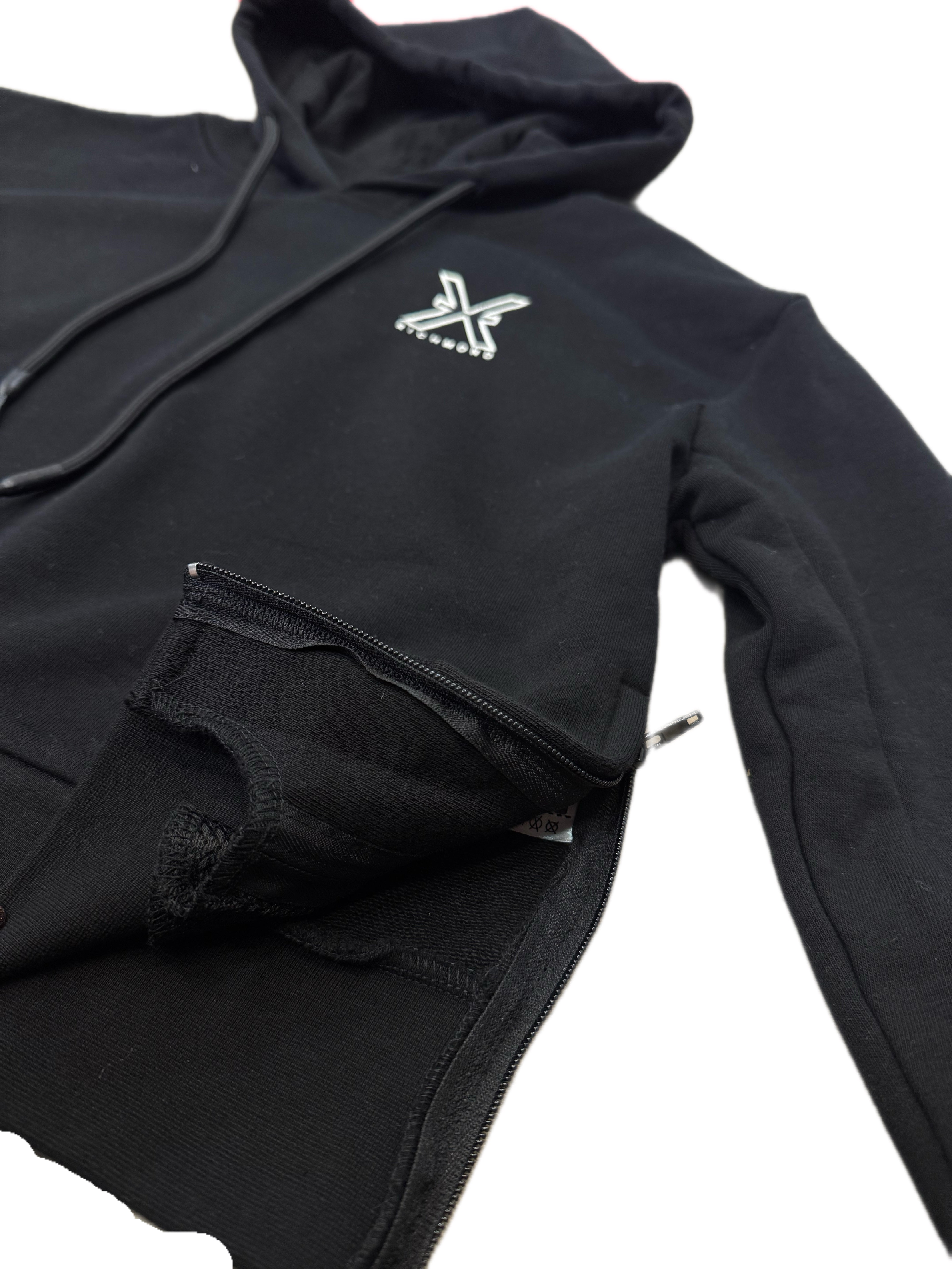 Felpa RICHMOND Con Cappuccio e Logo Ricamato