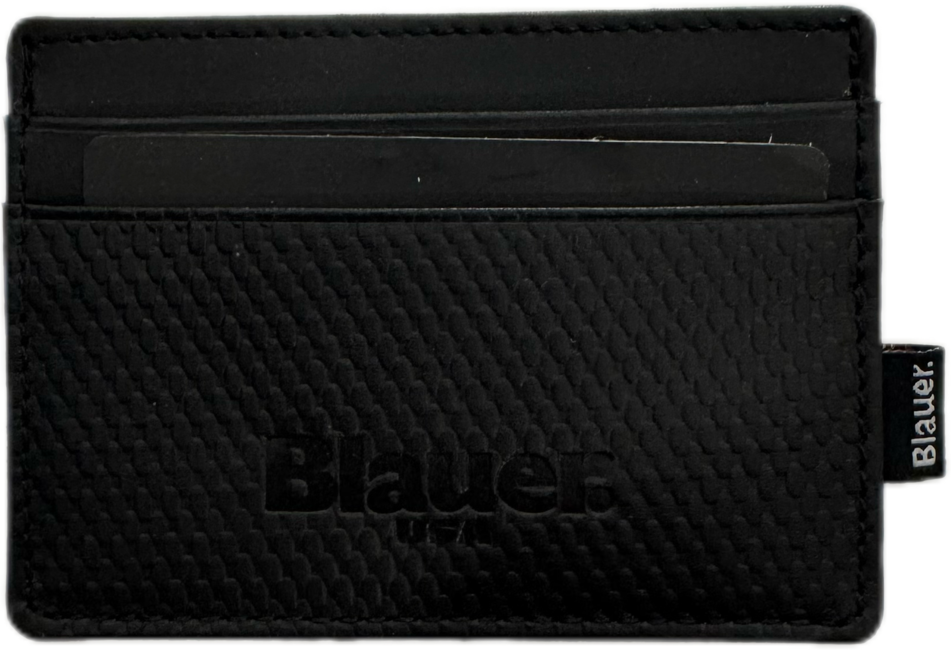 Portacarte BLAUER in pelle saffiano