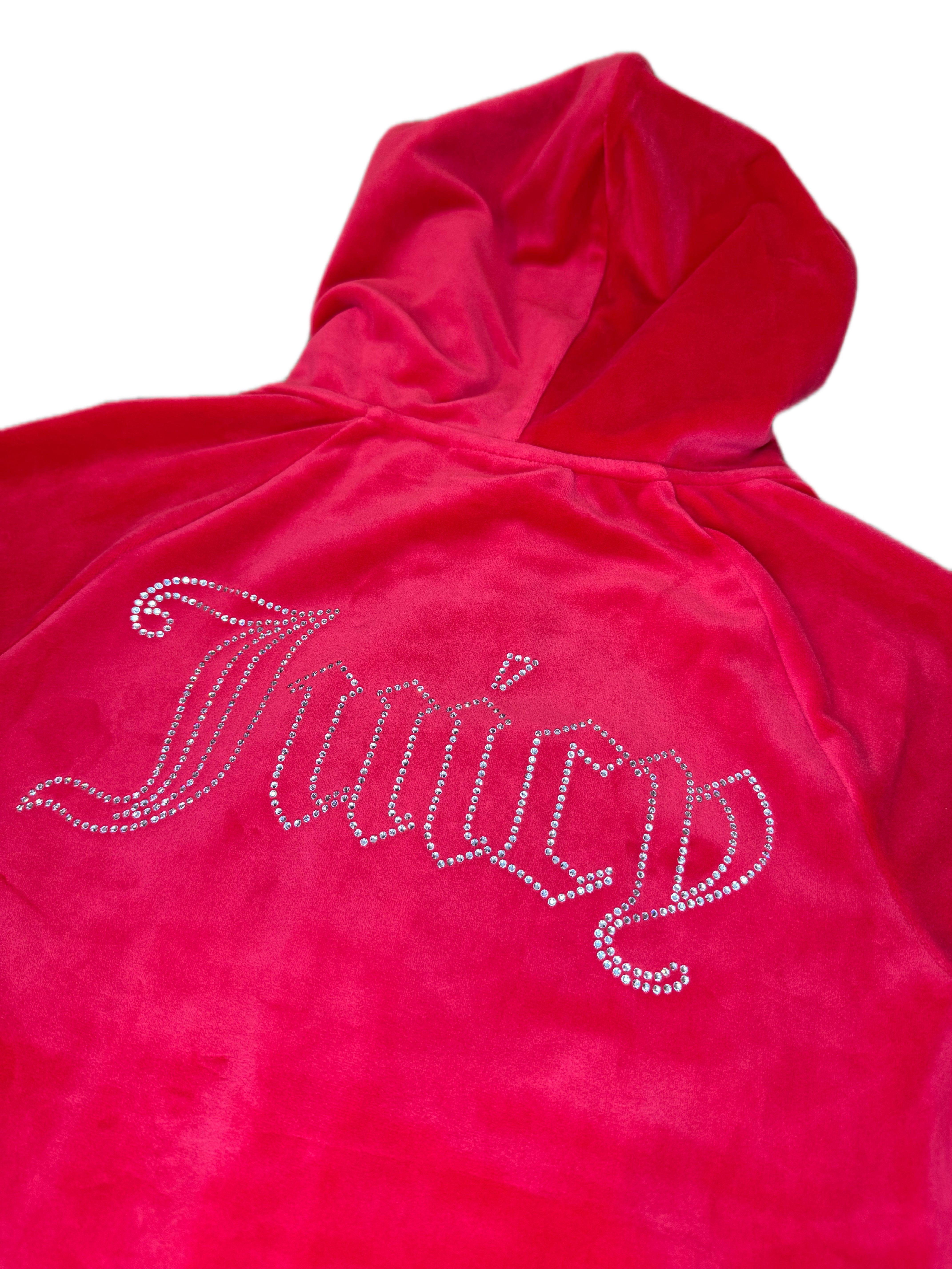 Felpa JUICY COUTURE in ciniglia con cappuccio