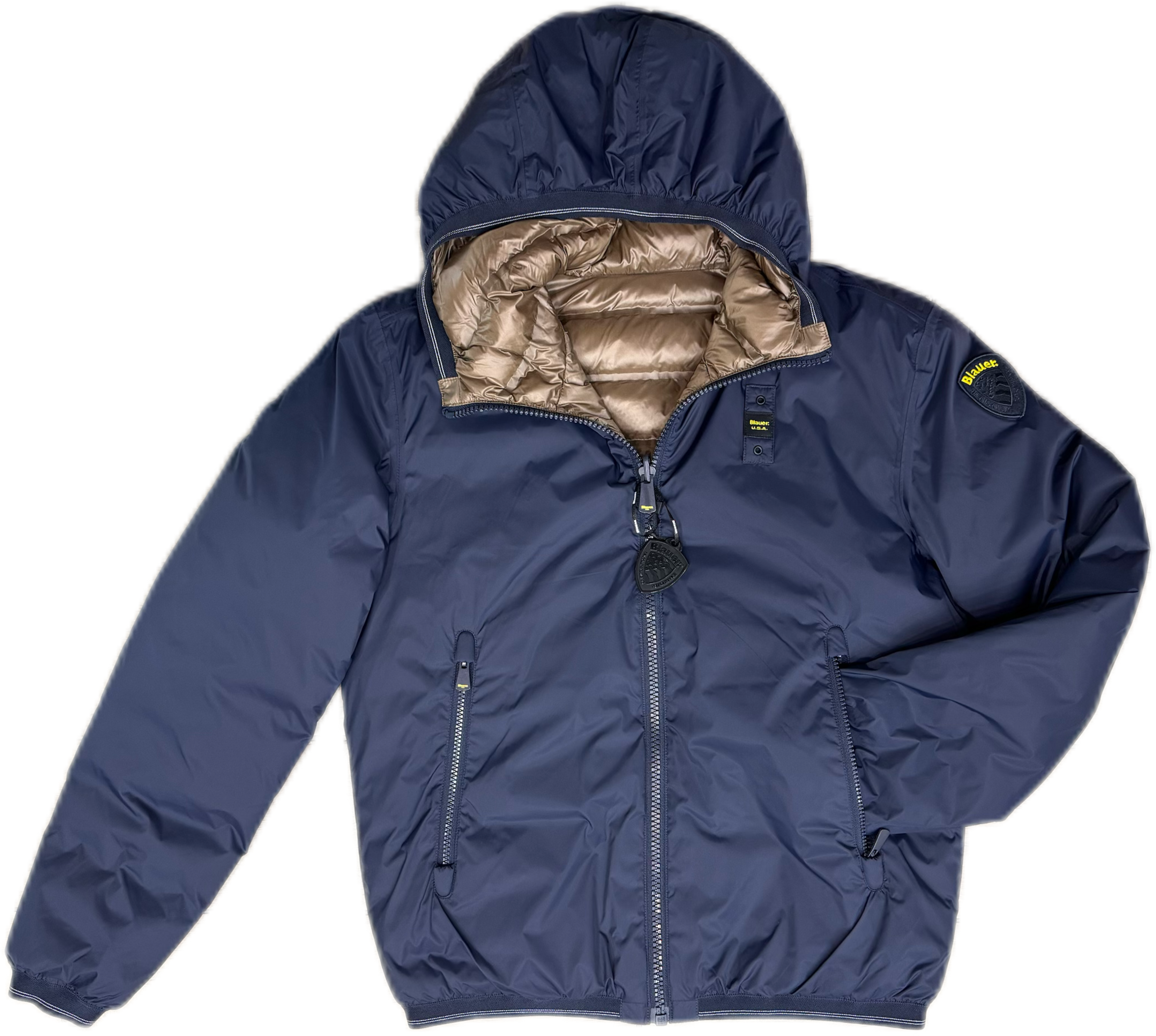 GIUBBETTO BLAUER USA REVERSIBILE TERMOSALDATO DONALD