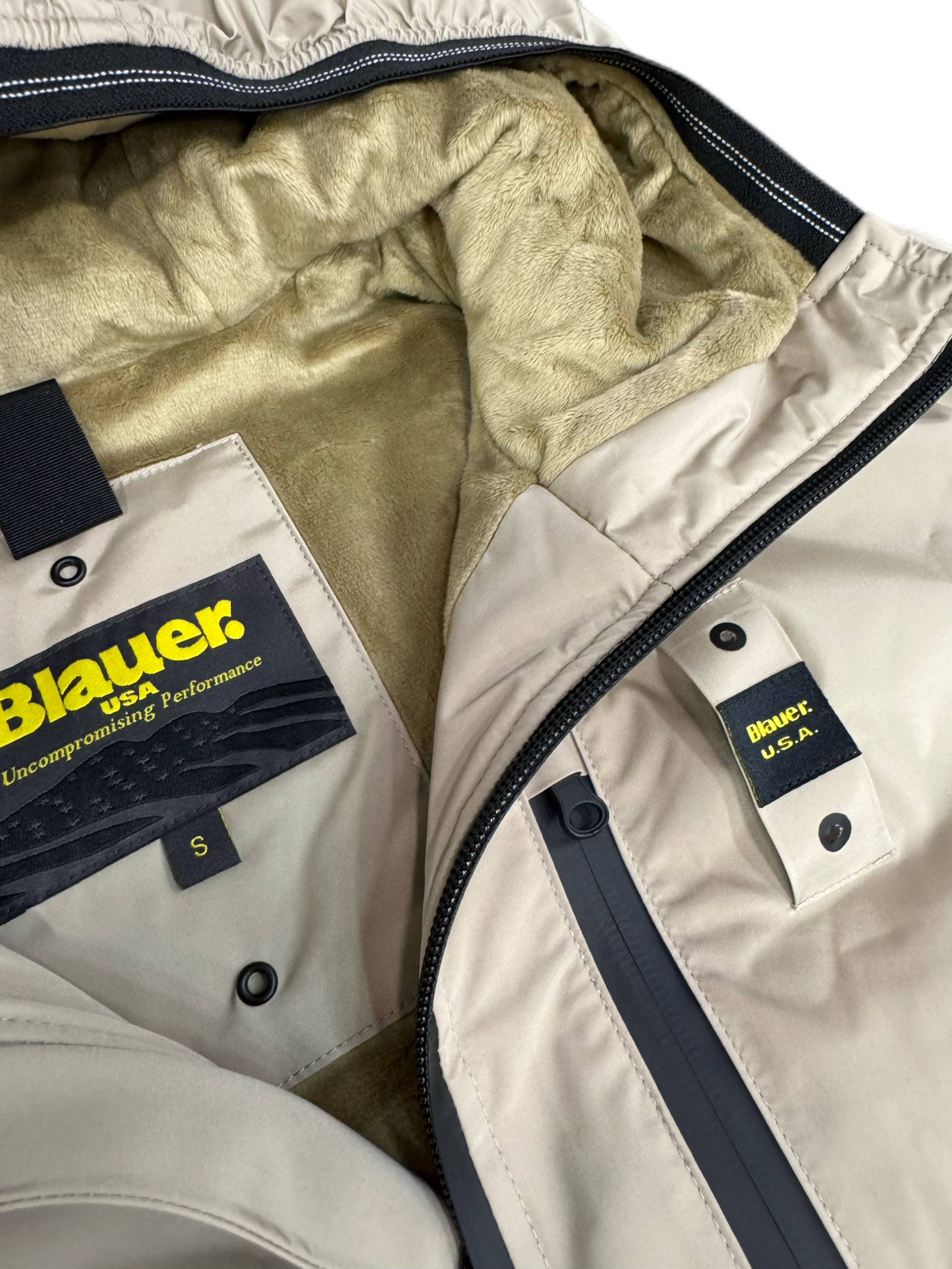 GIUBBETTO BLAUER USA CON INTERNO IN ECO PELLICCIA DEVON