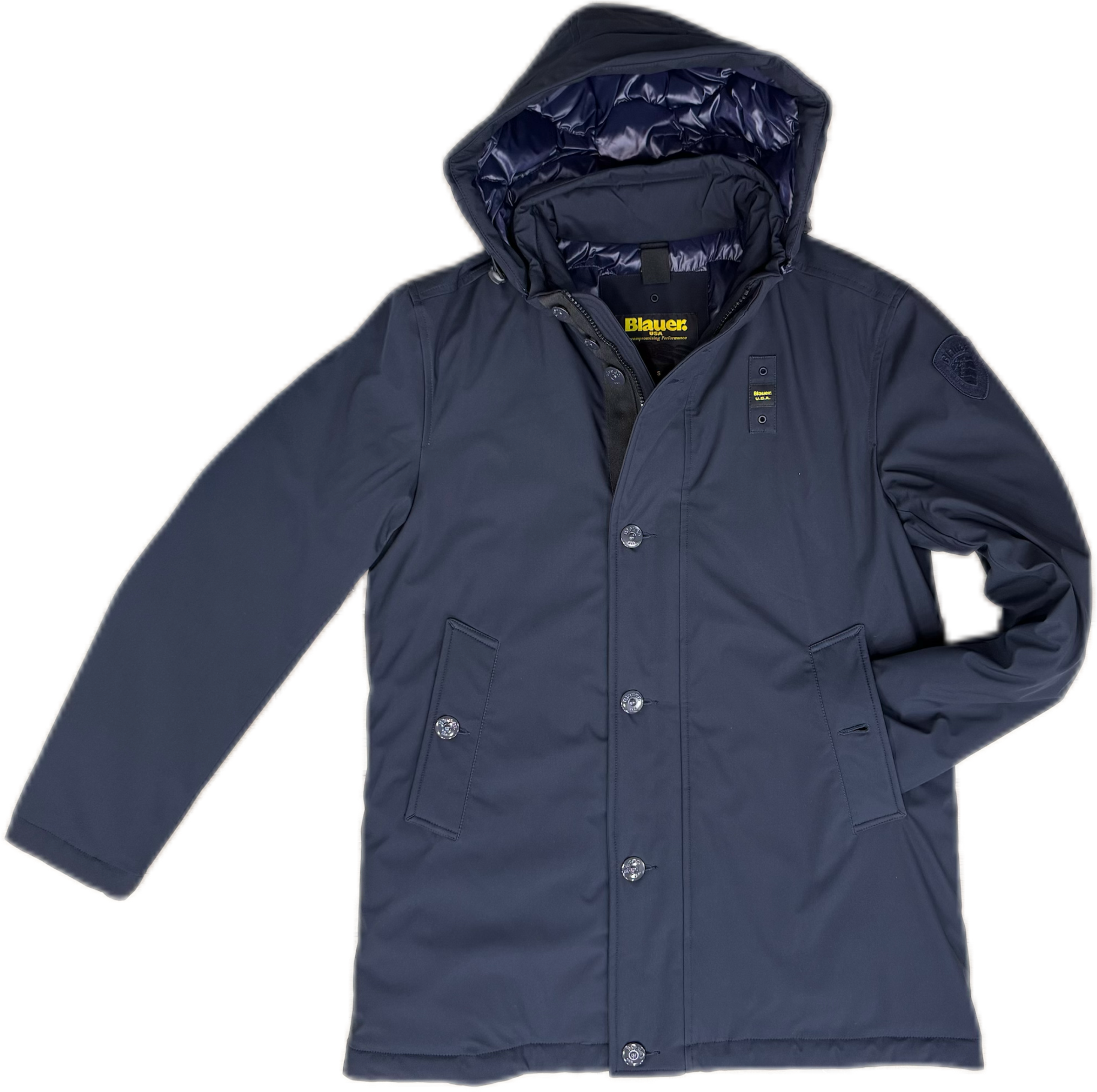 PARKA BLAUER USA CON CAPPUCCIO REMOVIBILE CHESTER