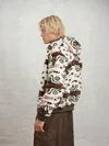 BOMBER BLAUER USA  REVERSIBILE IN NYLON E PILE BEECHER