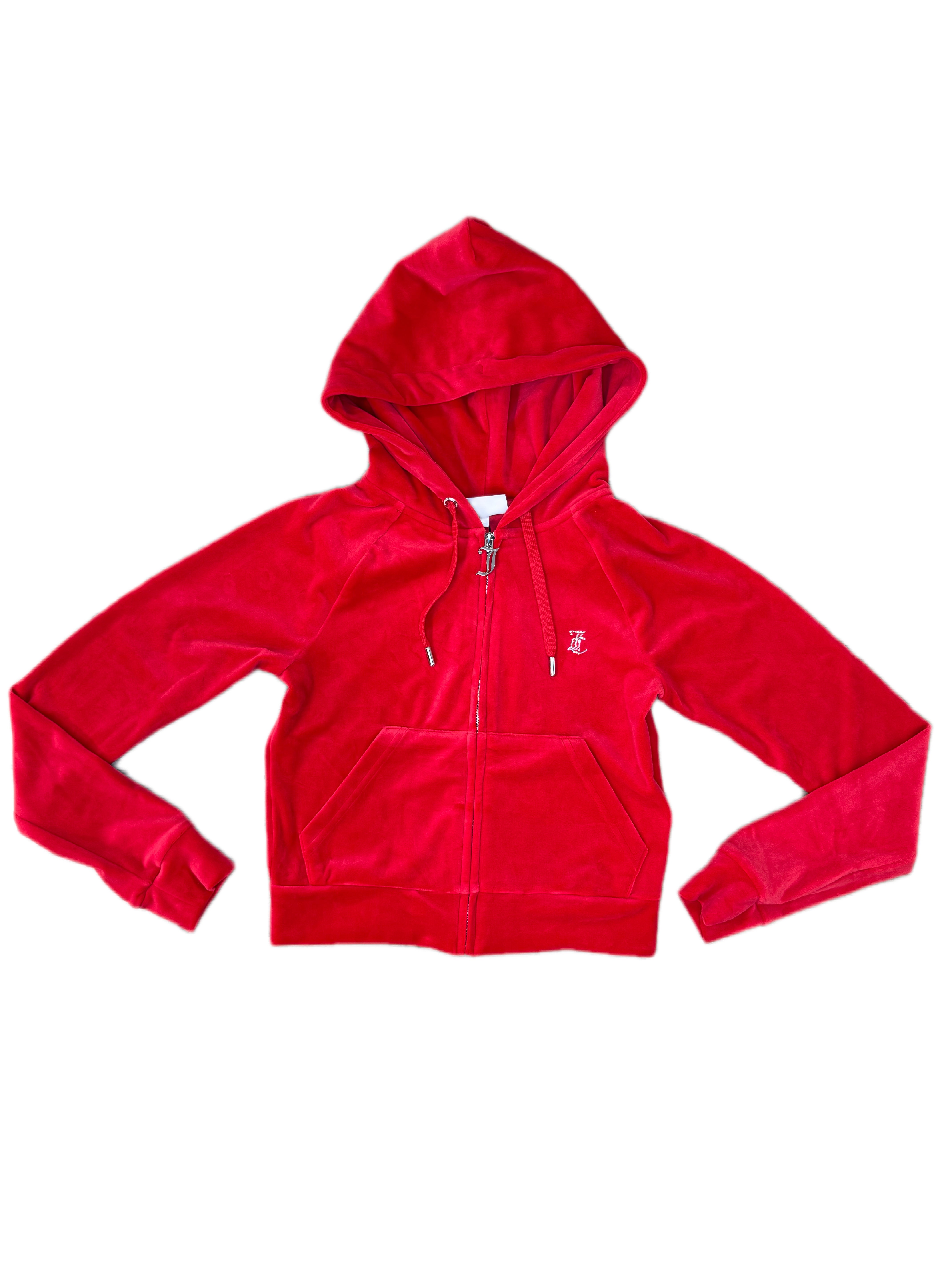 Felpa JUICY COUTURE in ciniglia con cappuccio