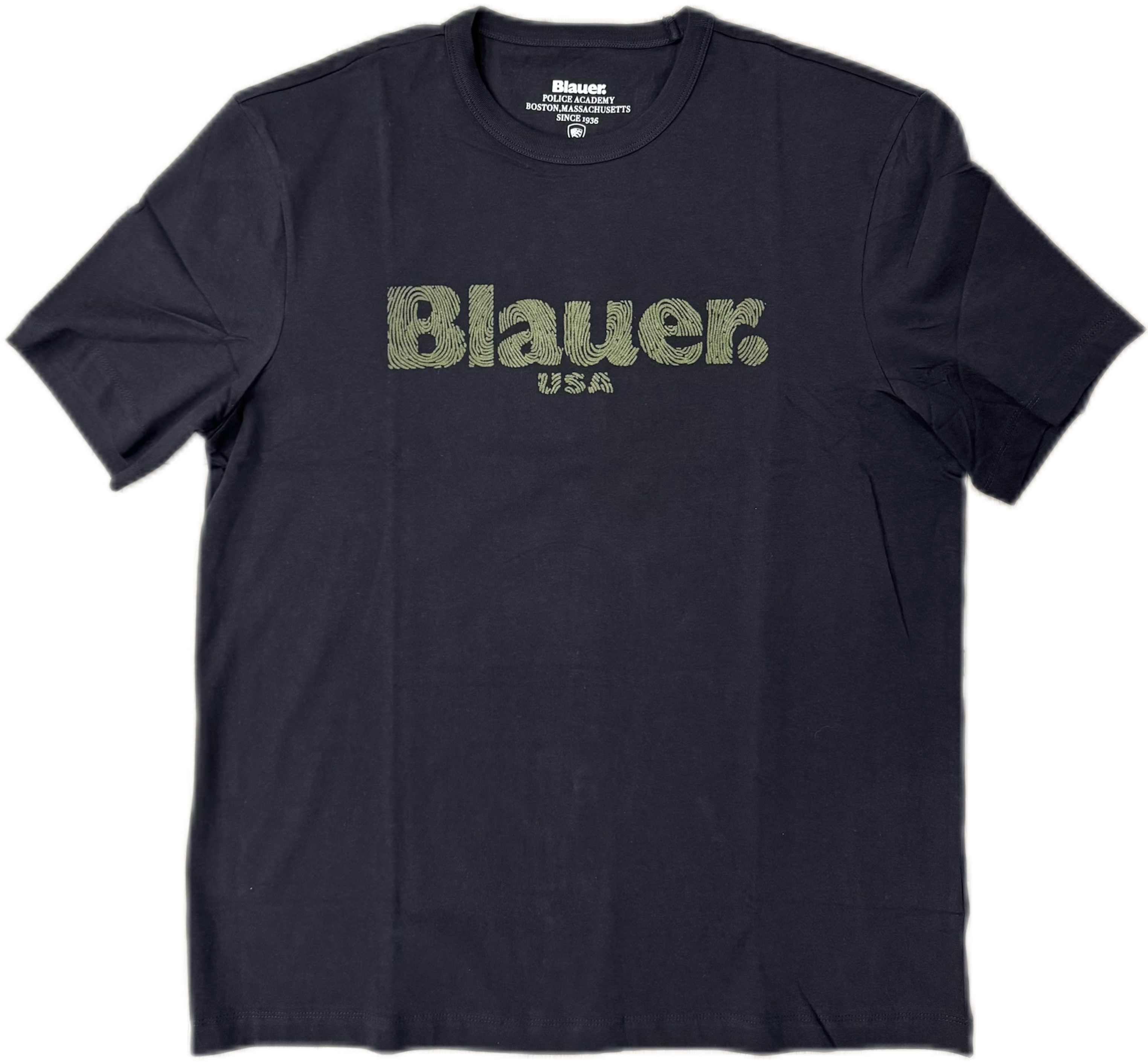 T-shirt BLAUER USA stampa logo in ciniglia