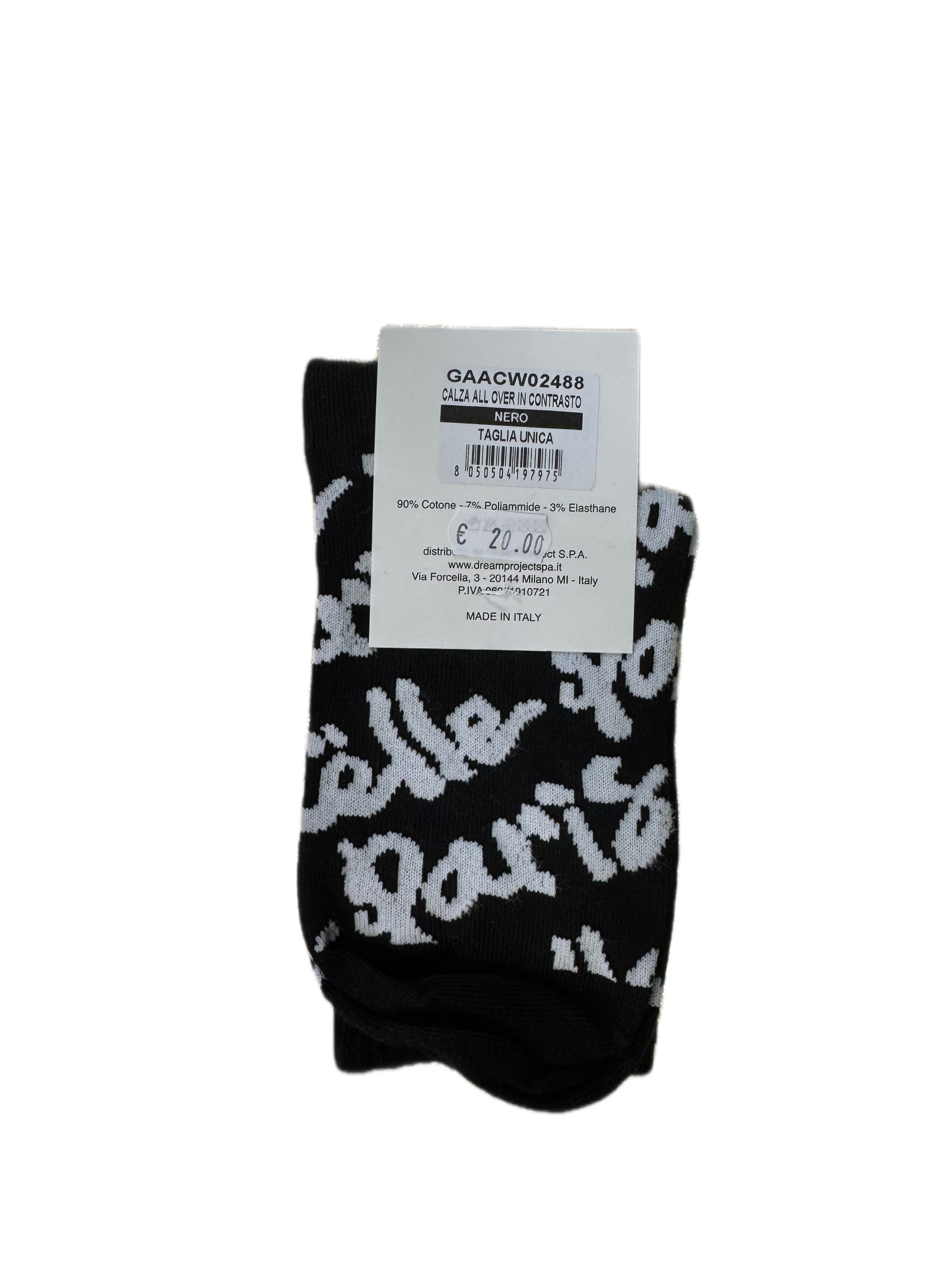 Calza GAELLE PARIS All Over In Contrasto