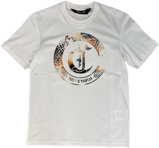 T-shirt JUST CAVALLI stampa logo