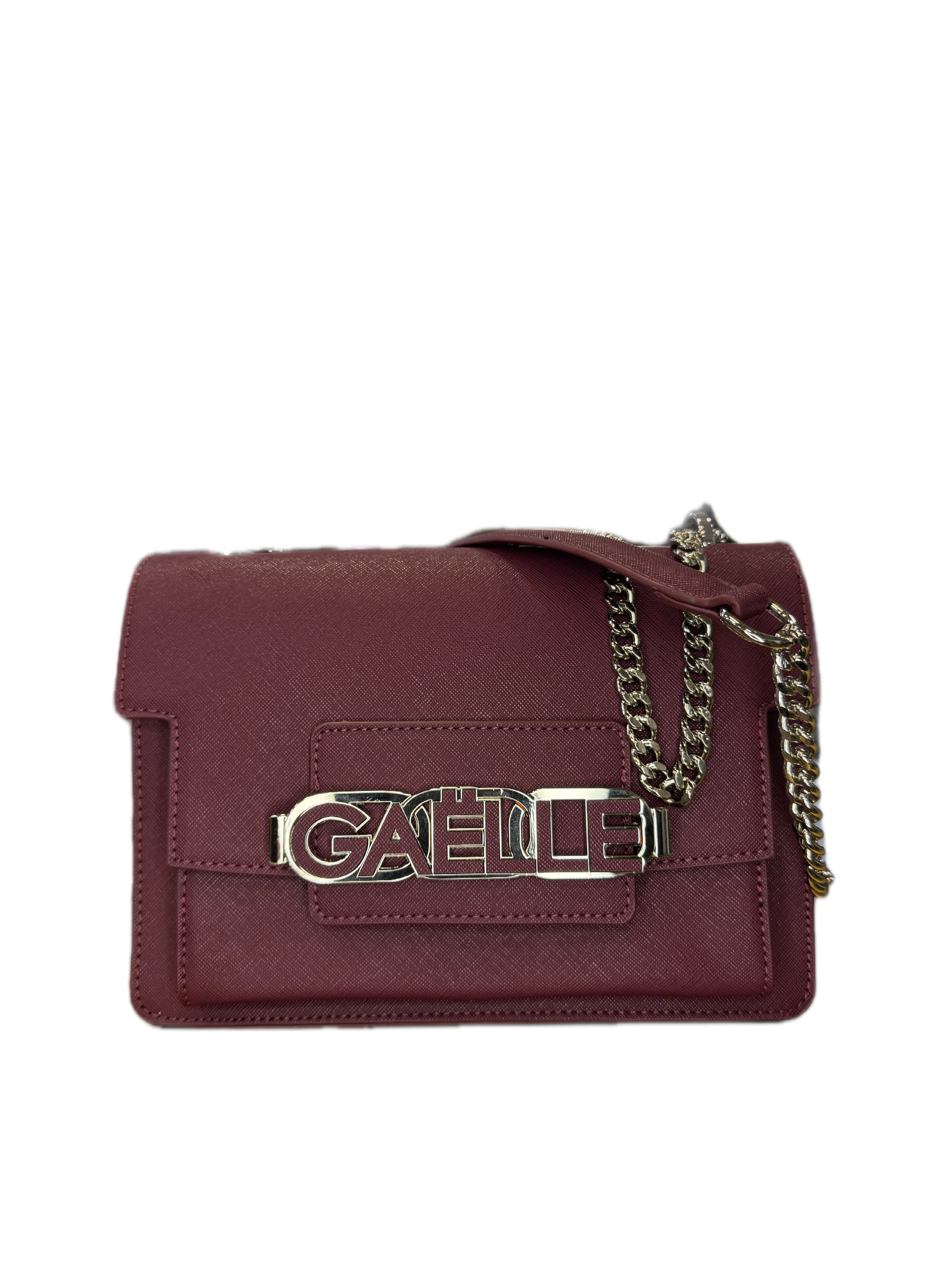 Borsa GAELLE PARIS Regular Shoulder Strap Maxi Chain Saffiano