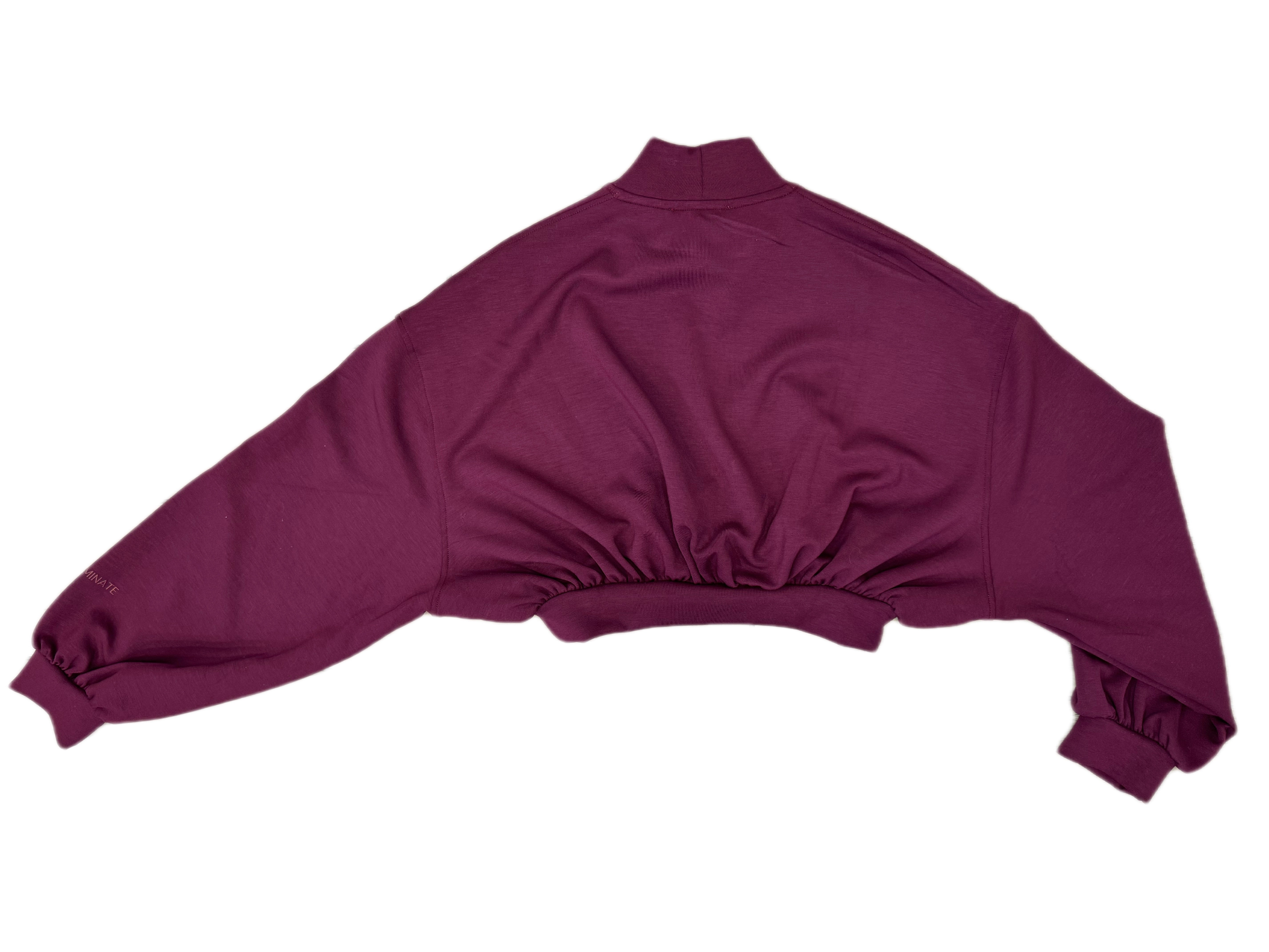 Felpa HINNOMINATE collo alto crop