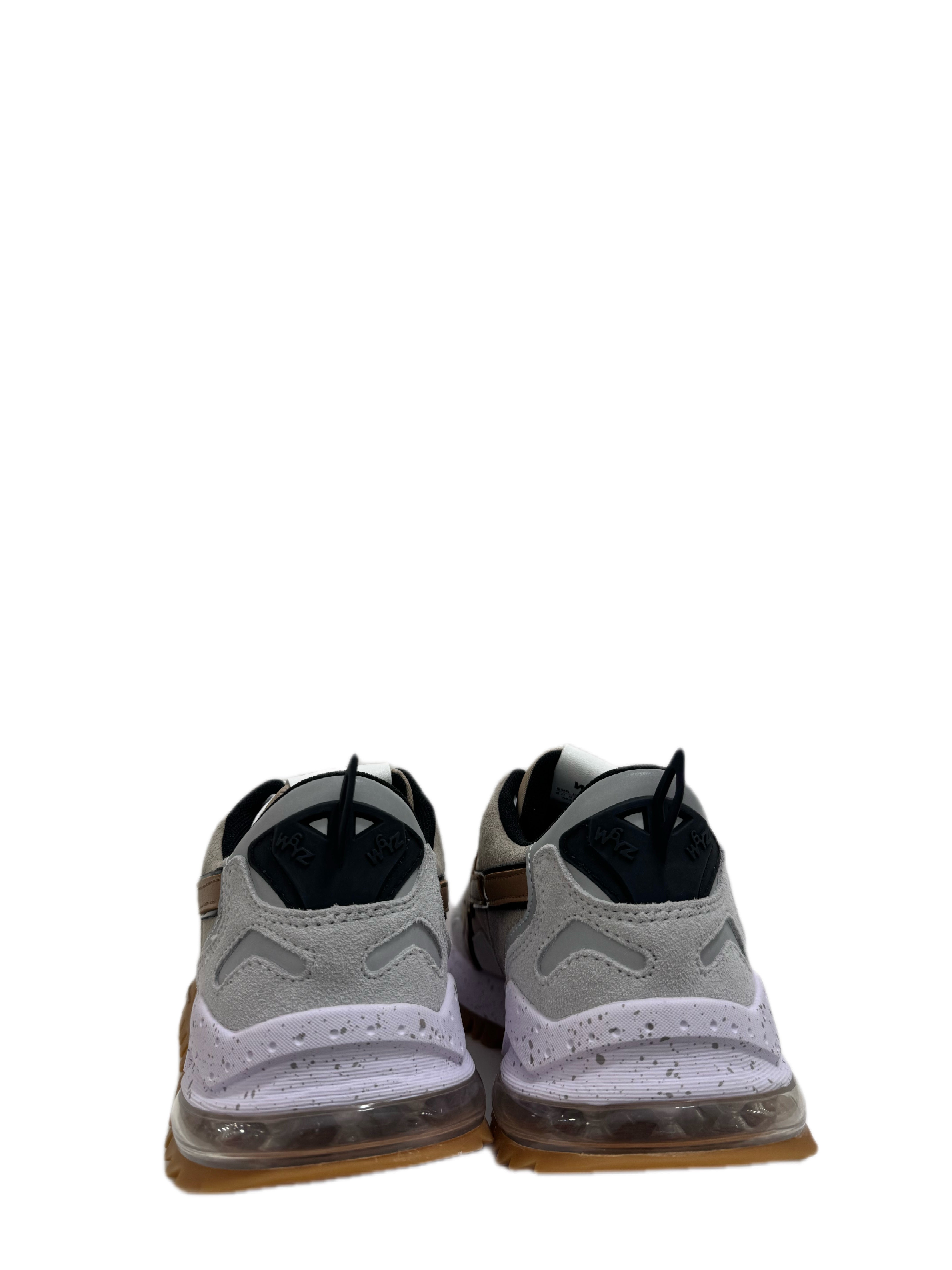 Sneaker W6YZ BREEZE in tessuto tecnico e suede - Bianco - Grigio -Marrone