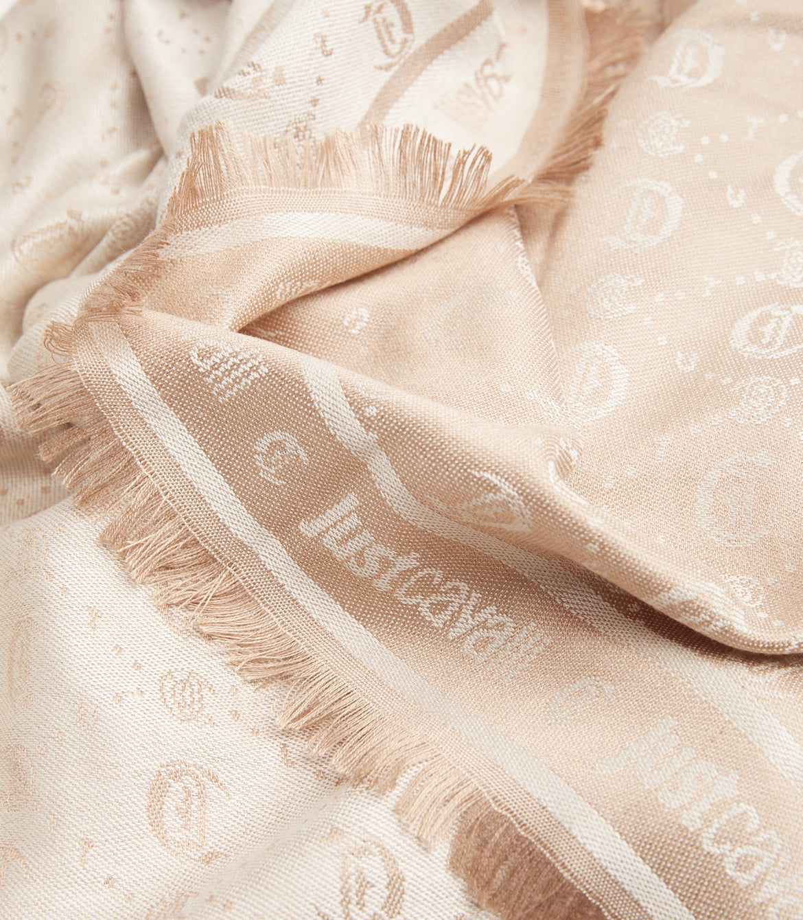 Pashmina JUST CAVALLI stampa logo all over