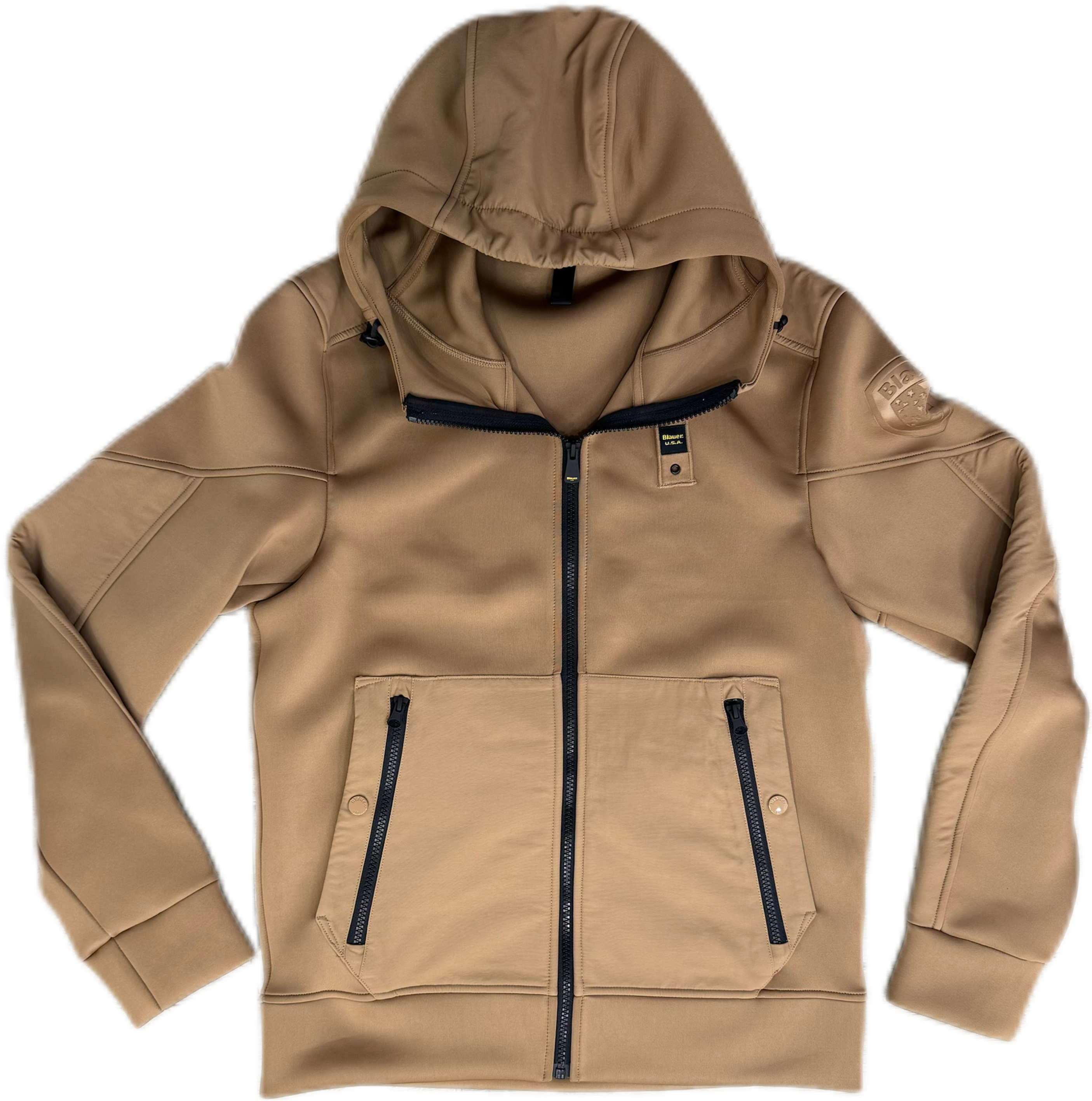 Felpa BLAUER SCUBA CON CAPUCCIO SURFACE