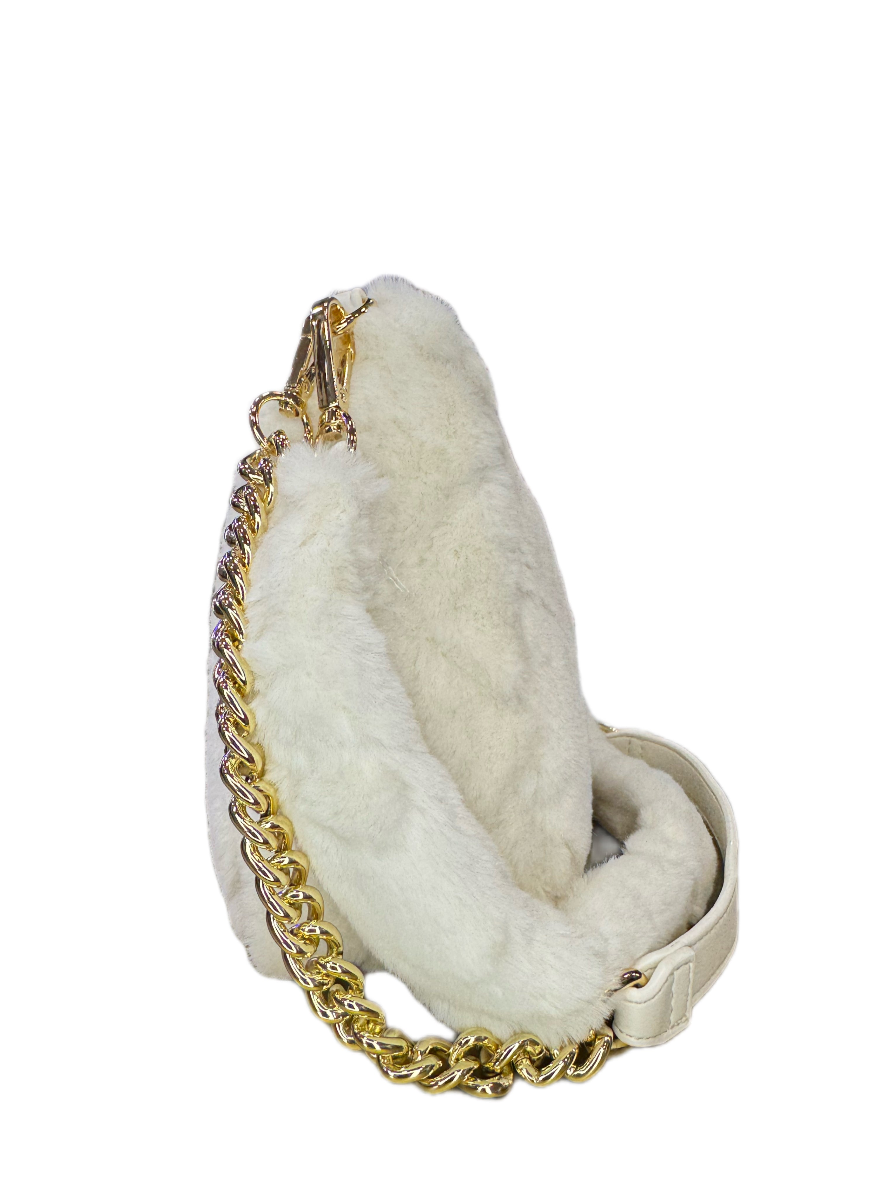 Borsa GAELLE PARIS Mini Moon Bag Matelassè In Ecofur