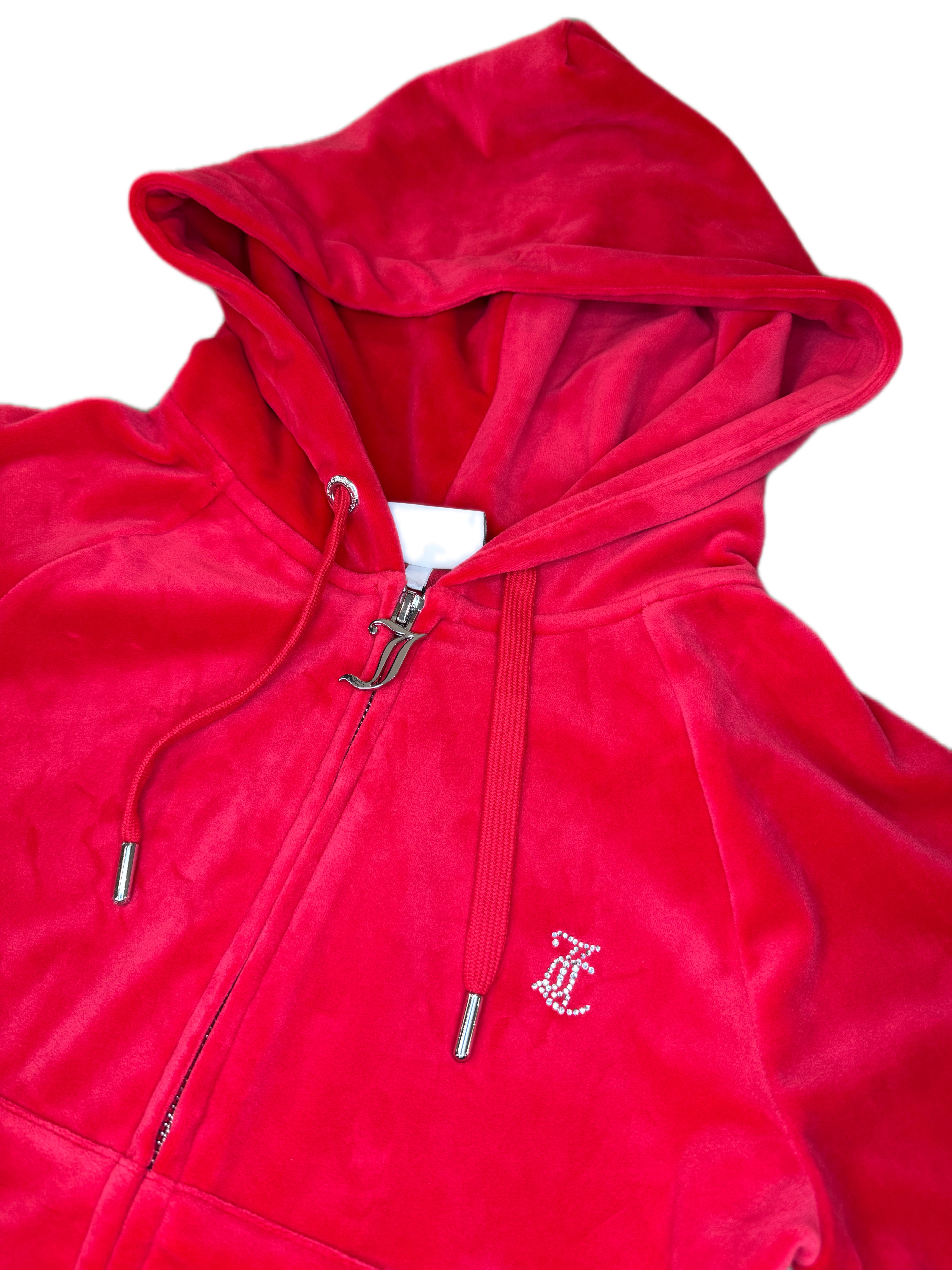 Felpa JUICY COUTURE in ciniglia con cappuccio