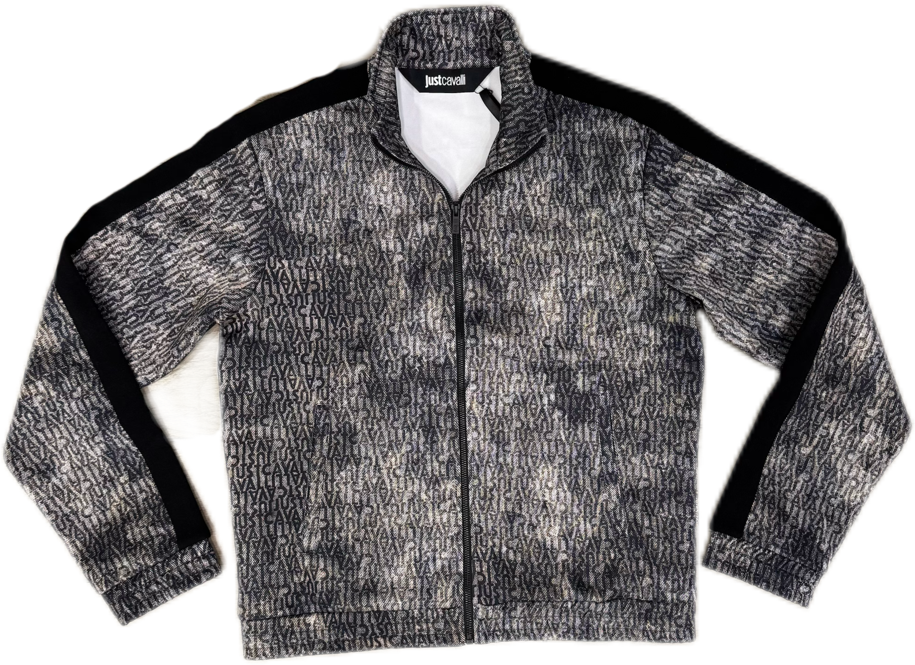 Felpa JUST CAVALLI Stampa Logo All Over