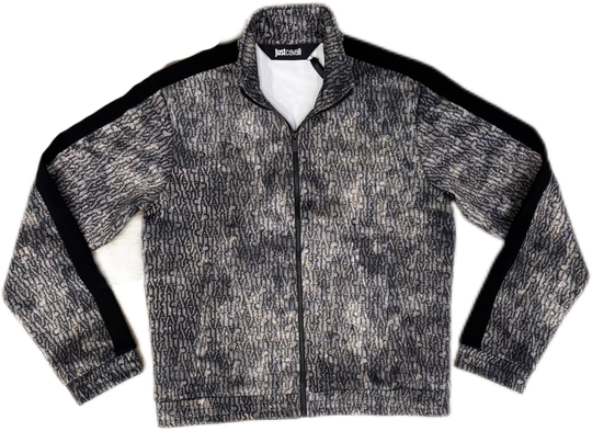 Felpa JUST CAVALLI Stampa Logo All Over