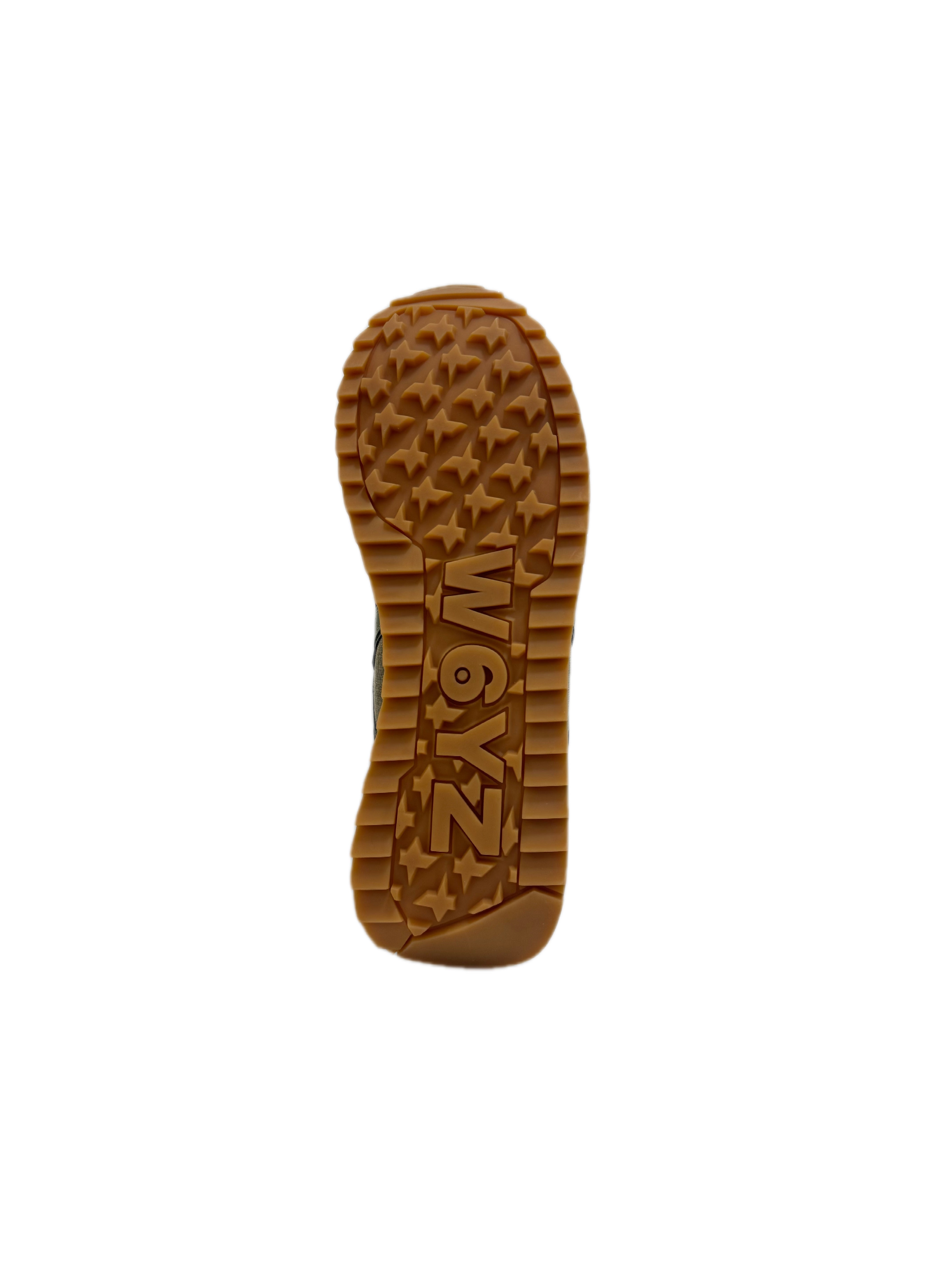 Sneaker W6YZ YAK-M - Sneakers in tessuto tecnico e suede - Militare