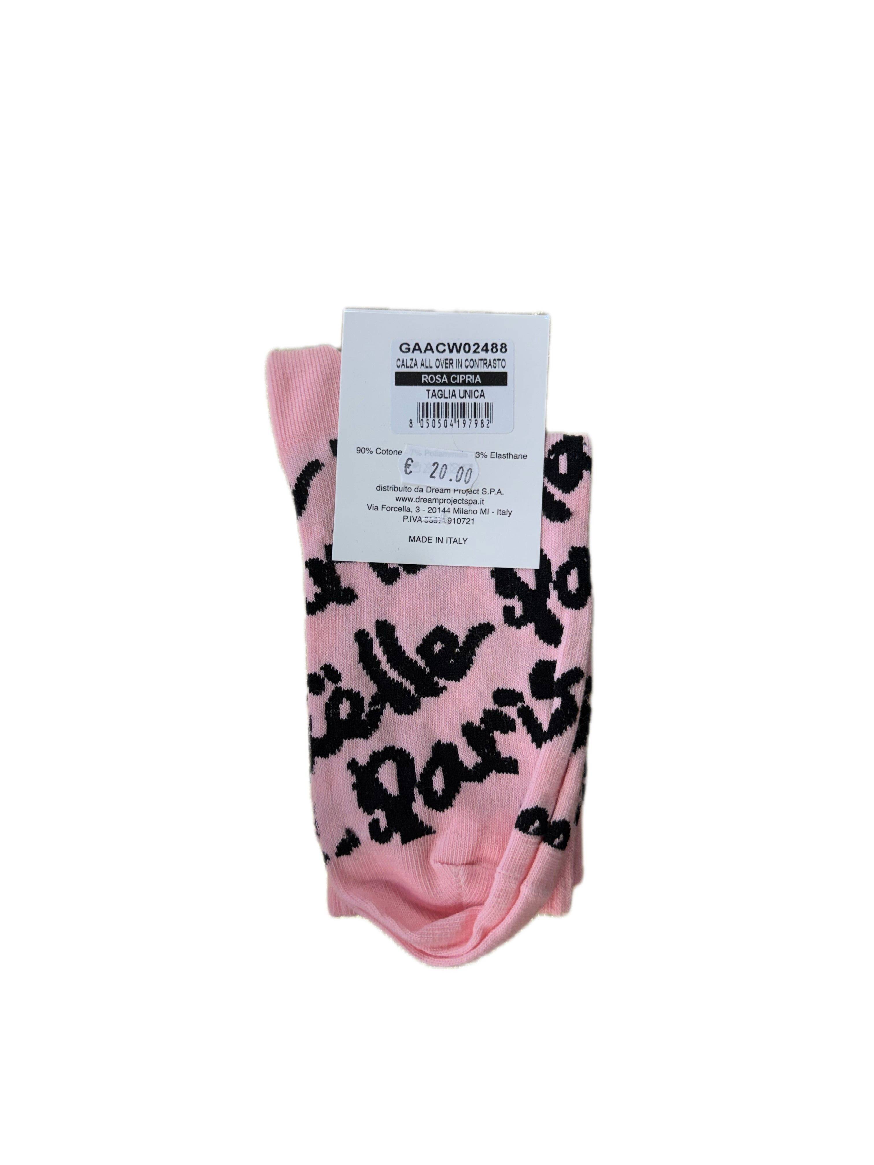 Calza GAELLE PARIS All Over In Contrasto