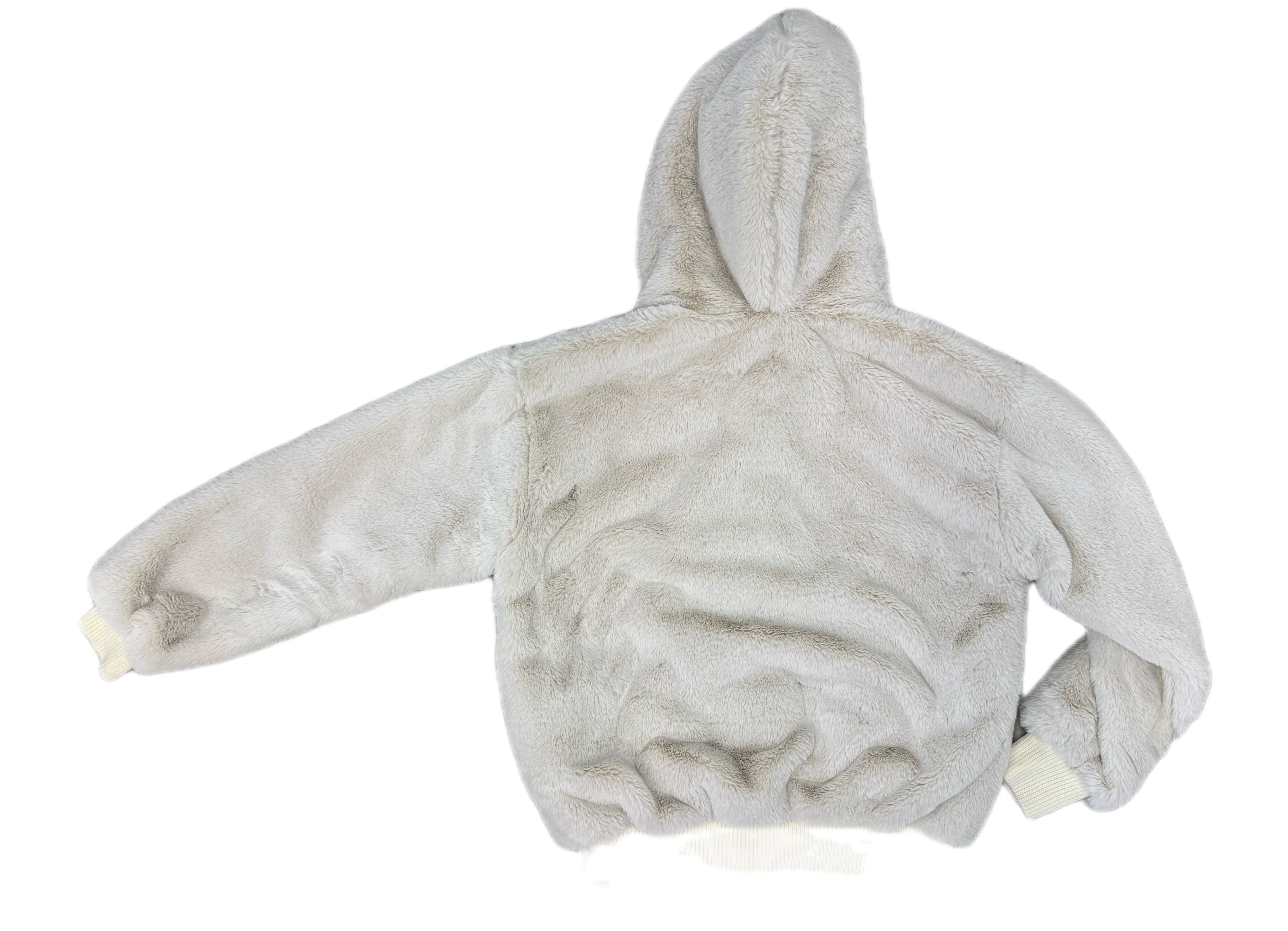 Giacca MARCELO BURLON ecopelliccia fenice con cappuccio