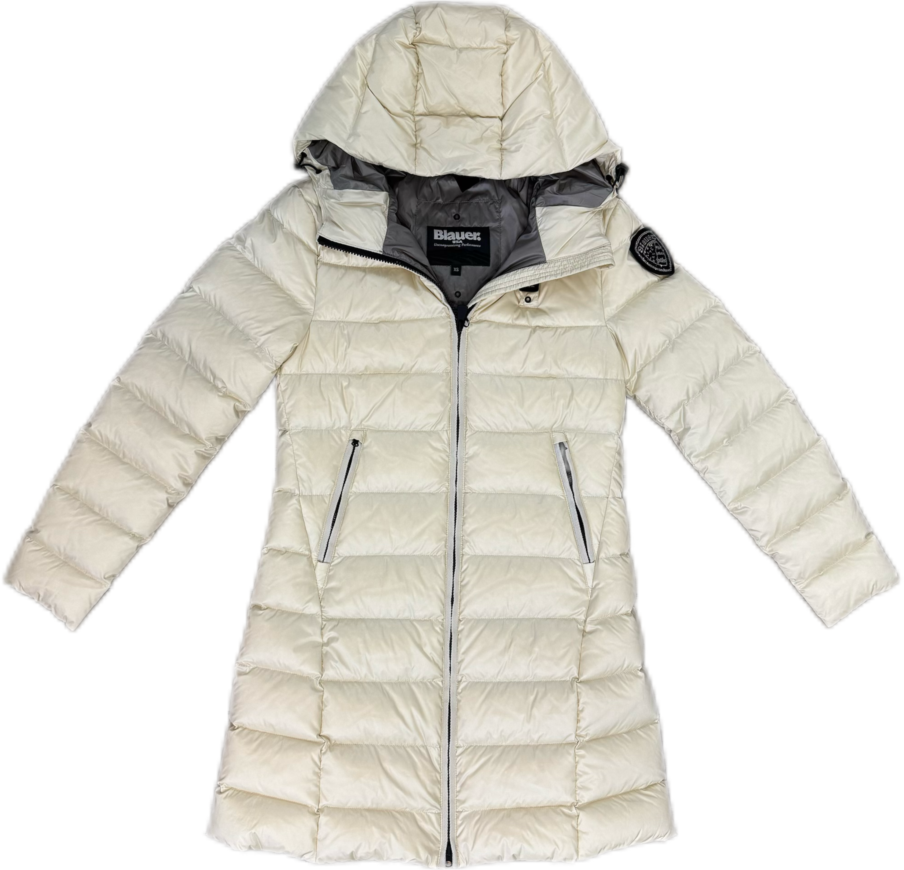 PIUMINO BLAUER USA LUNGO A RIGHE AGNES