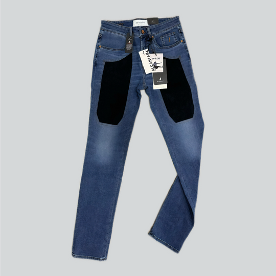 Jeans JECKERSON toppa alcantara blu