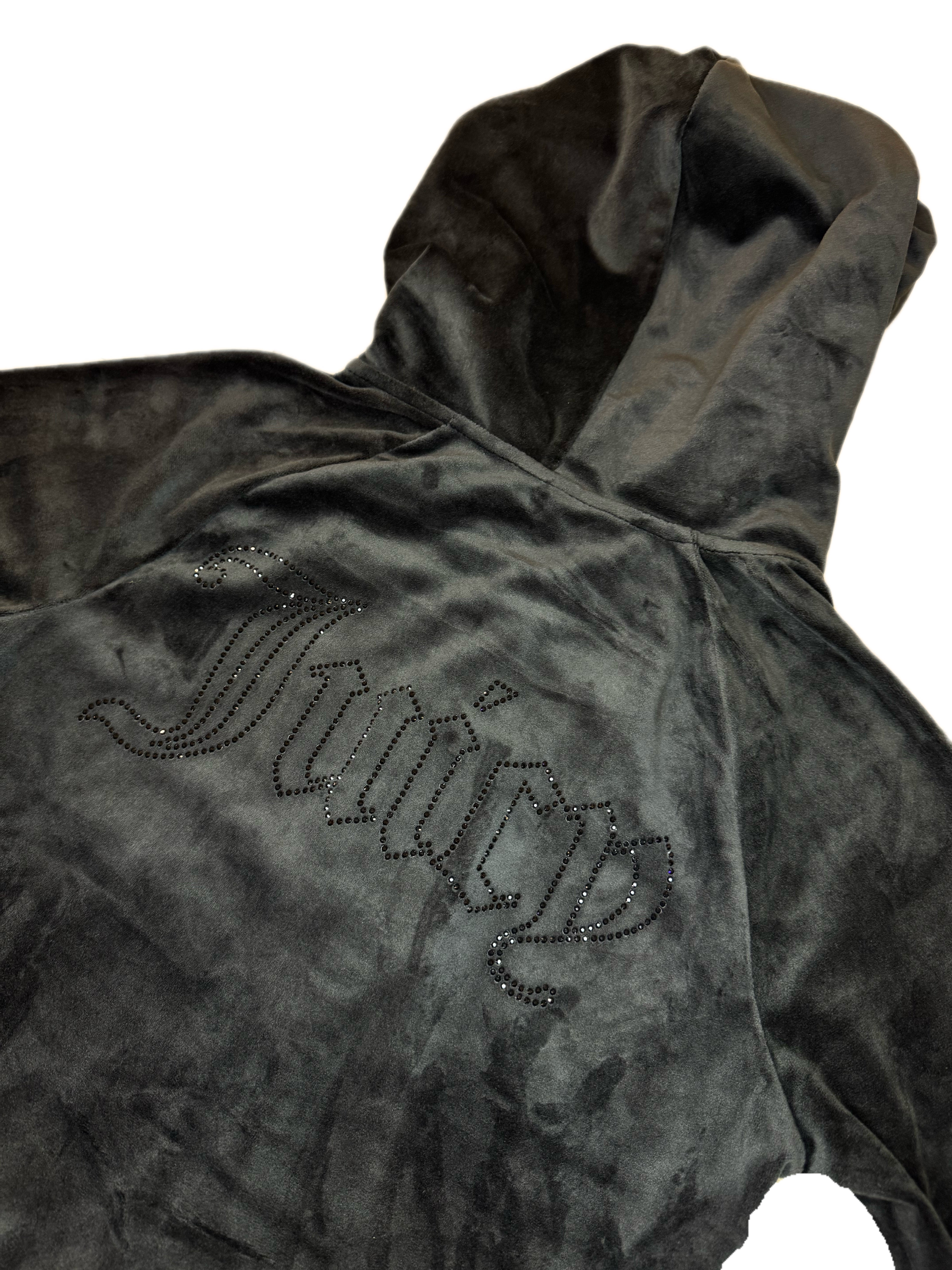 Felpa JUICY COUTURE in ciniglia con cappuccio