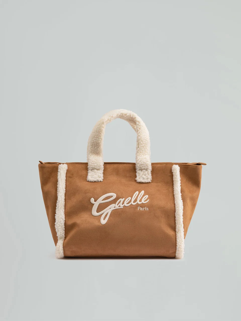 Borsa GAELLE PARIS Maxi shopper montone maxilogo corsivo
