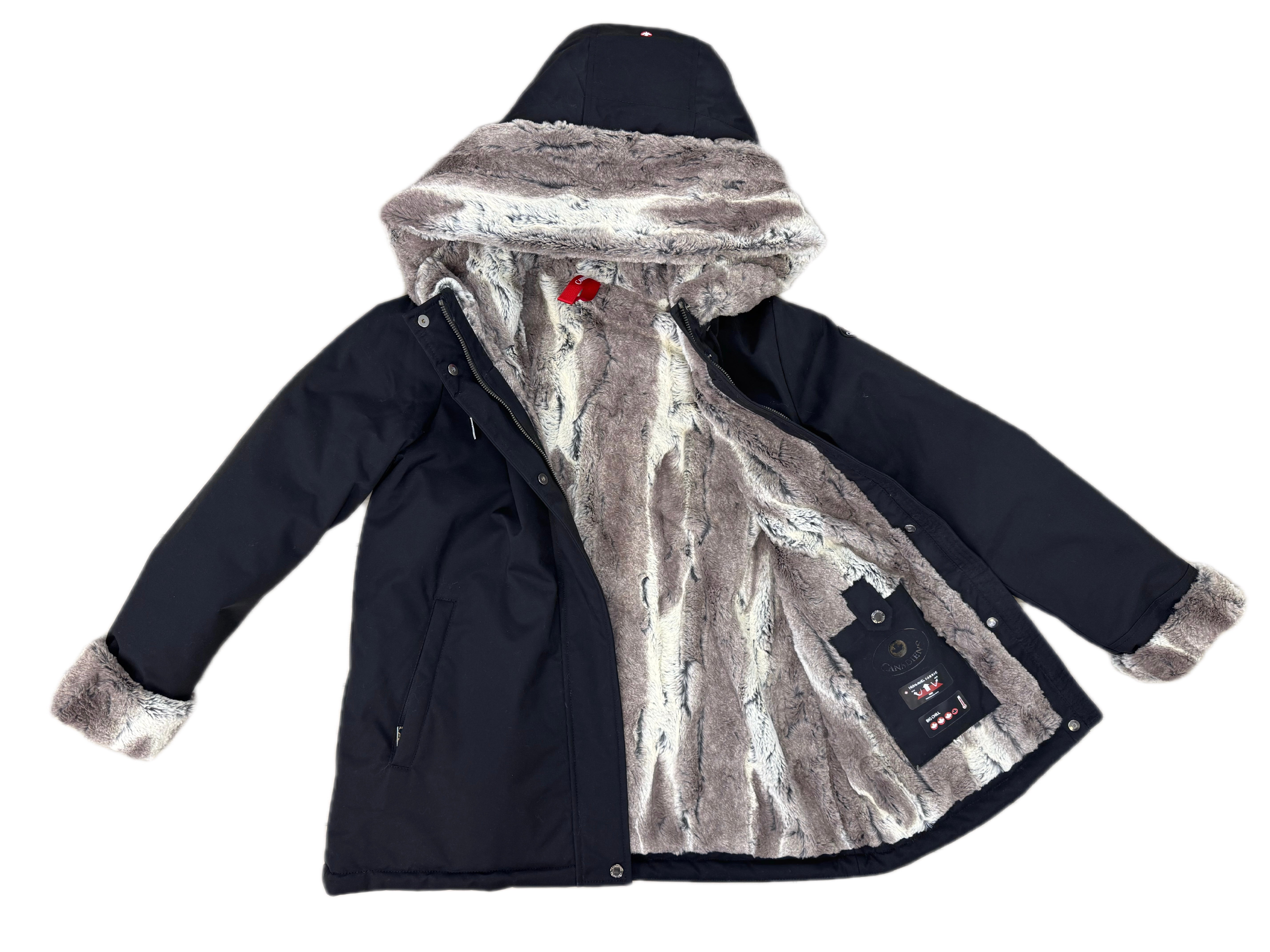 Giubbotto CANADIENS con ecopelliccia