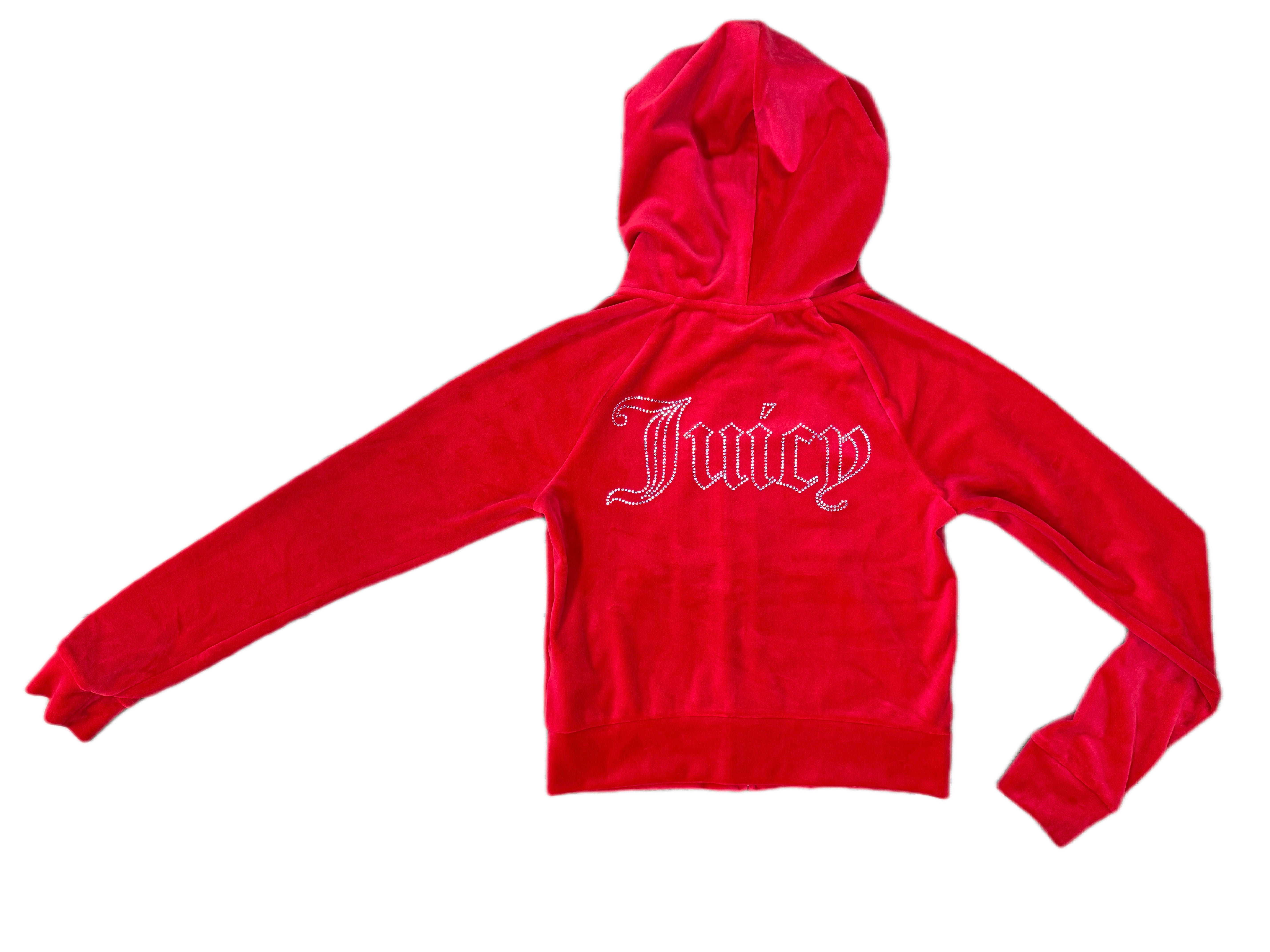 Felpa JUICY COUTURE in ciniglia con cappuccio