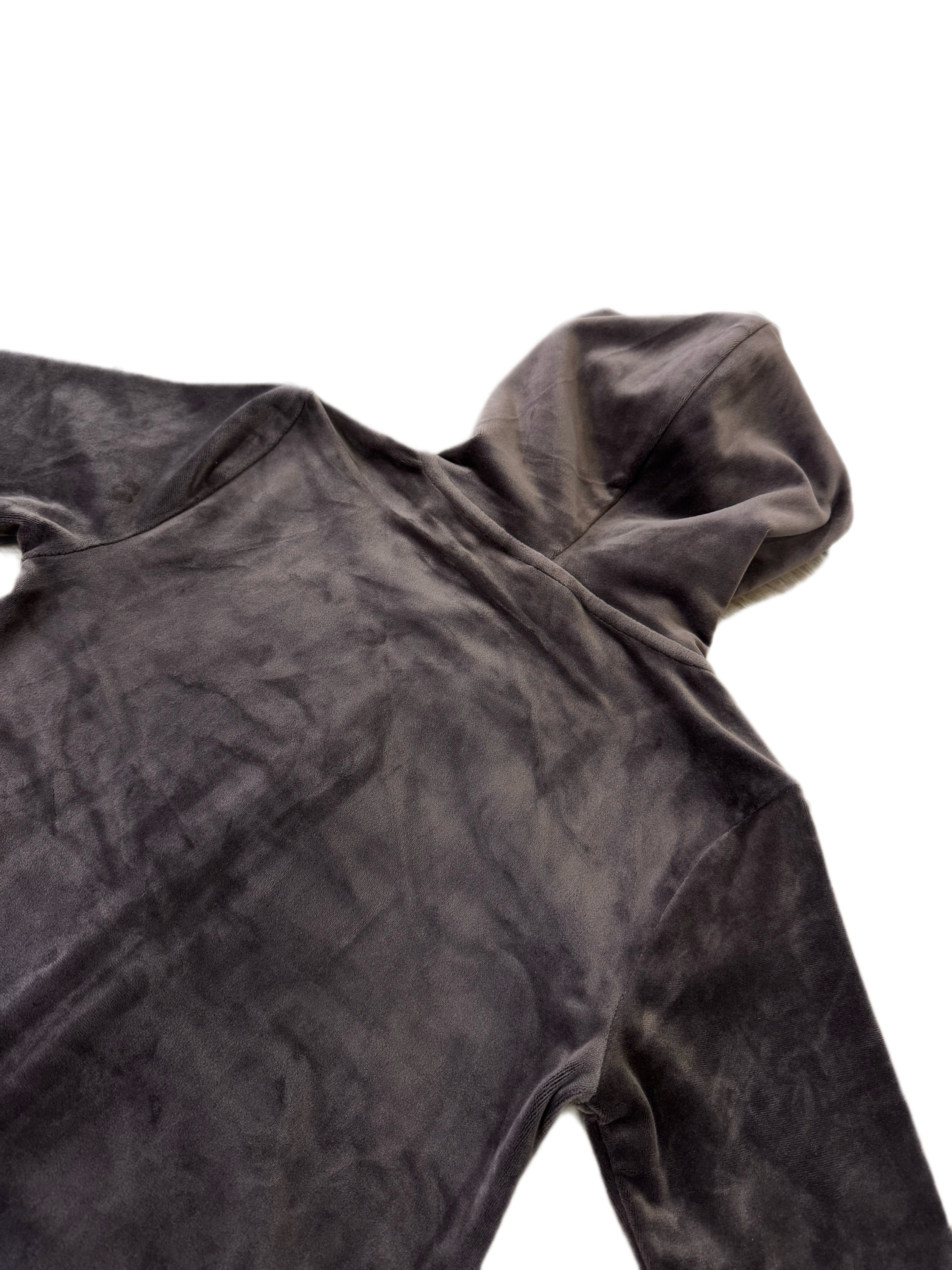 Felpa JUICY COUTURE in ciniglia marrone