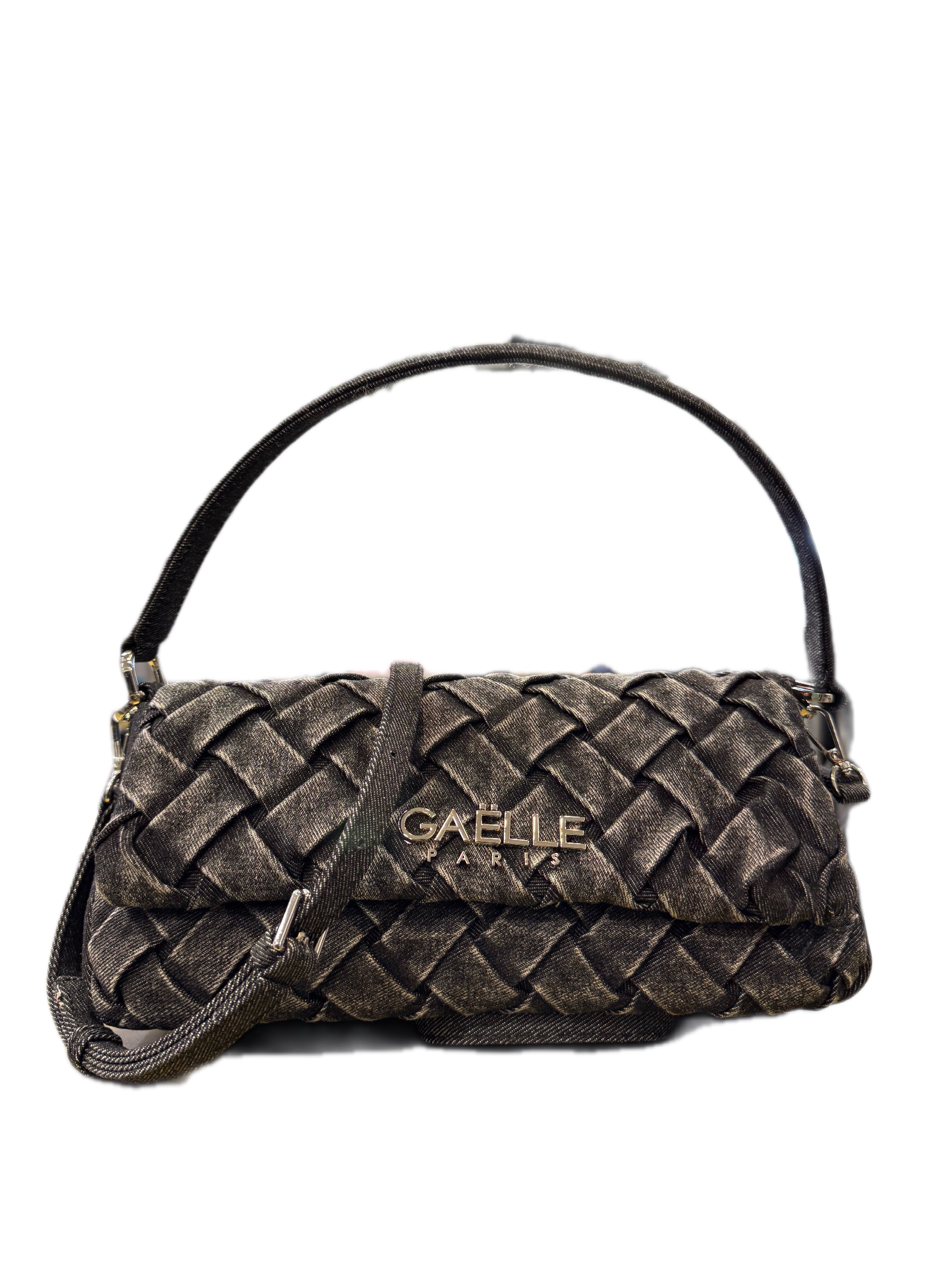 Borsa GAELLE PARIS Regular Shoulder strap Denim plissè