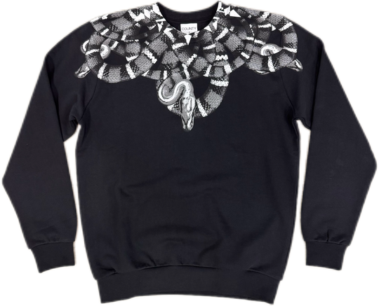 Felpa MARCELO BURLON girocollo con serpenti