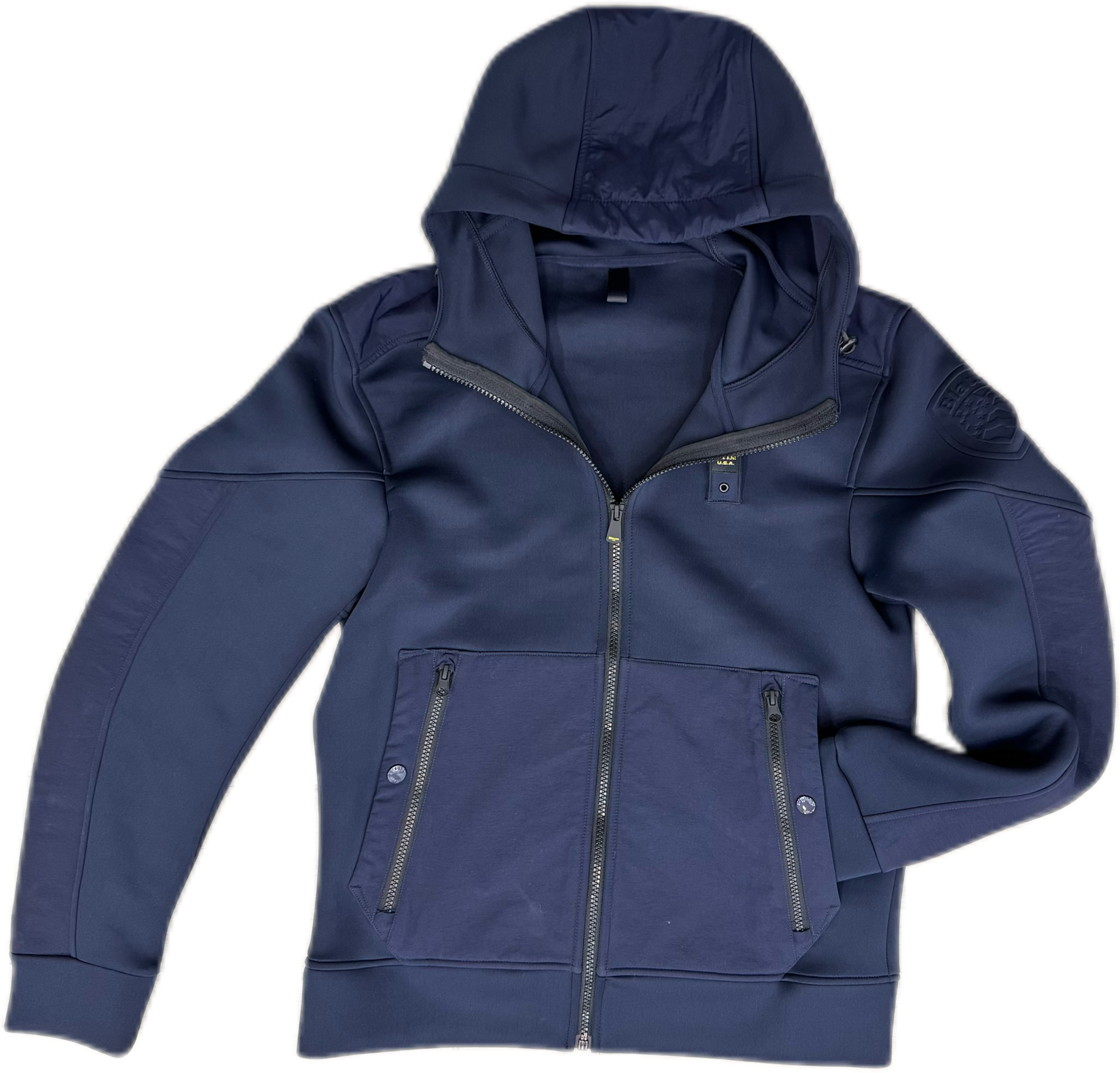 Felpa BLAUER SCUBA CON CAPUCCIO SURFACE