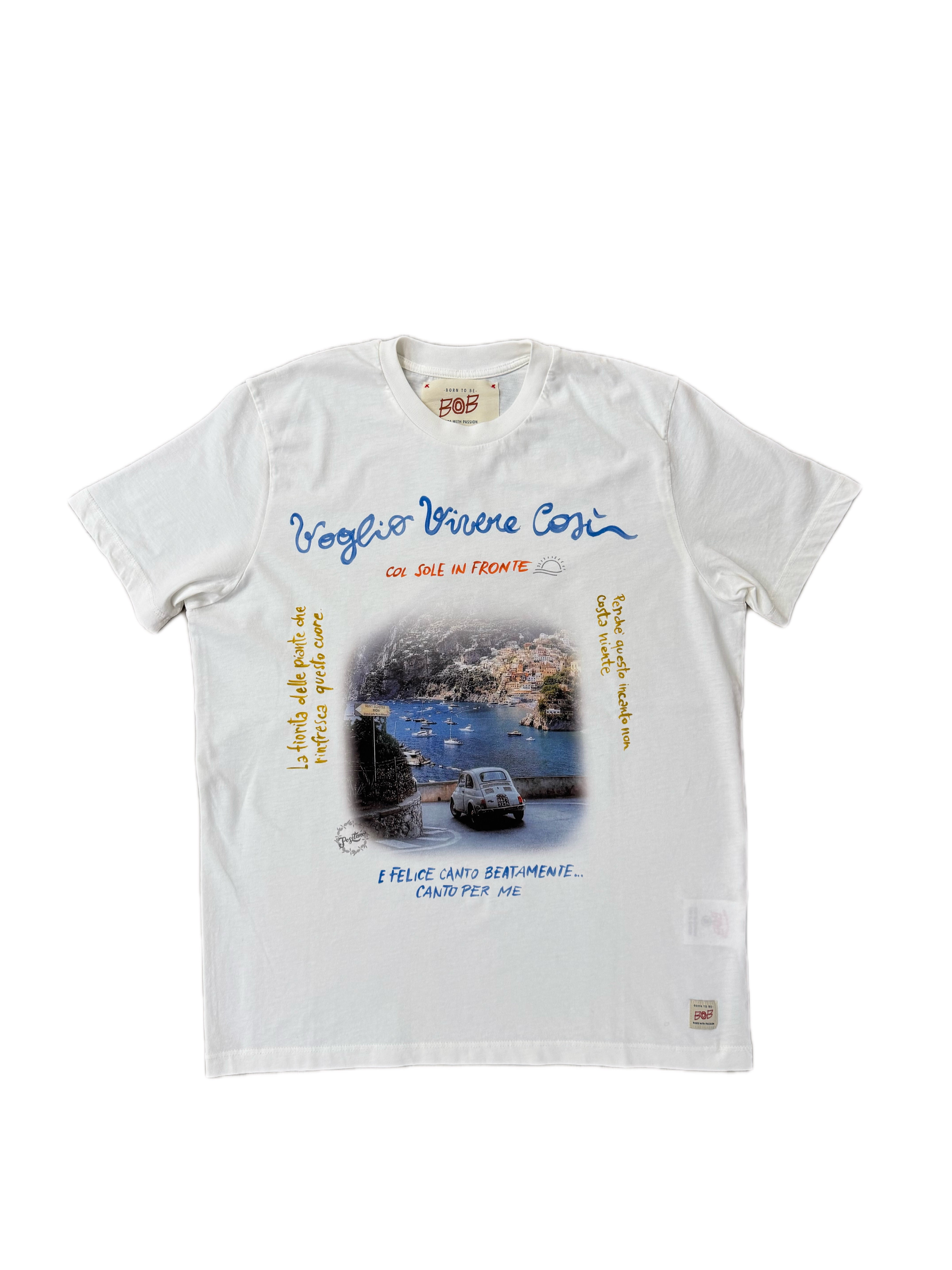 T-shirt BOB "Voglio Vivere Così"