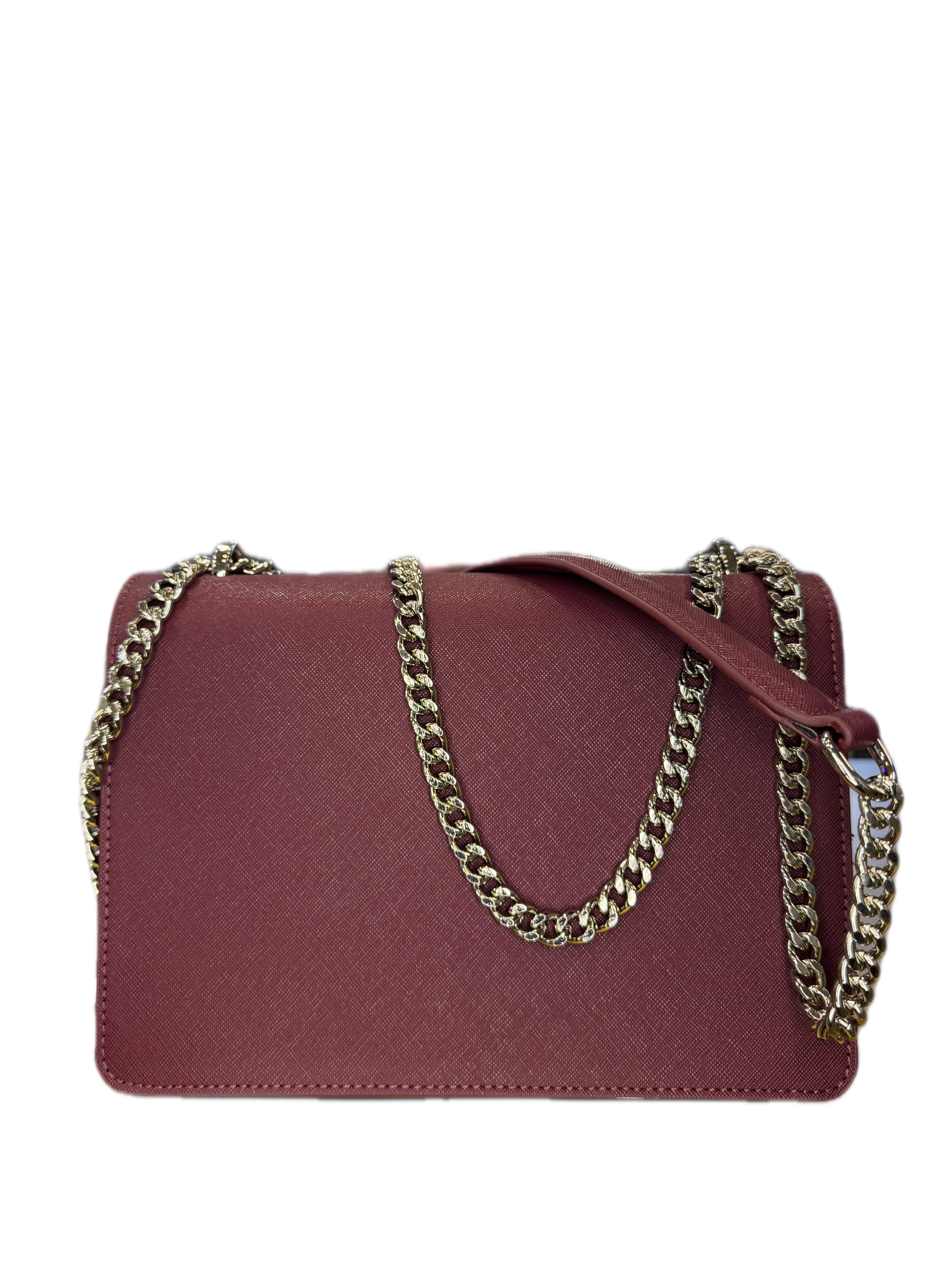 Borsa GAELLE PARIS Regular Shoulder Strap Maxi Chain Saffiano