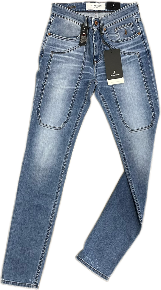 Jeans JECKERSON chiaro toppa denim