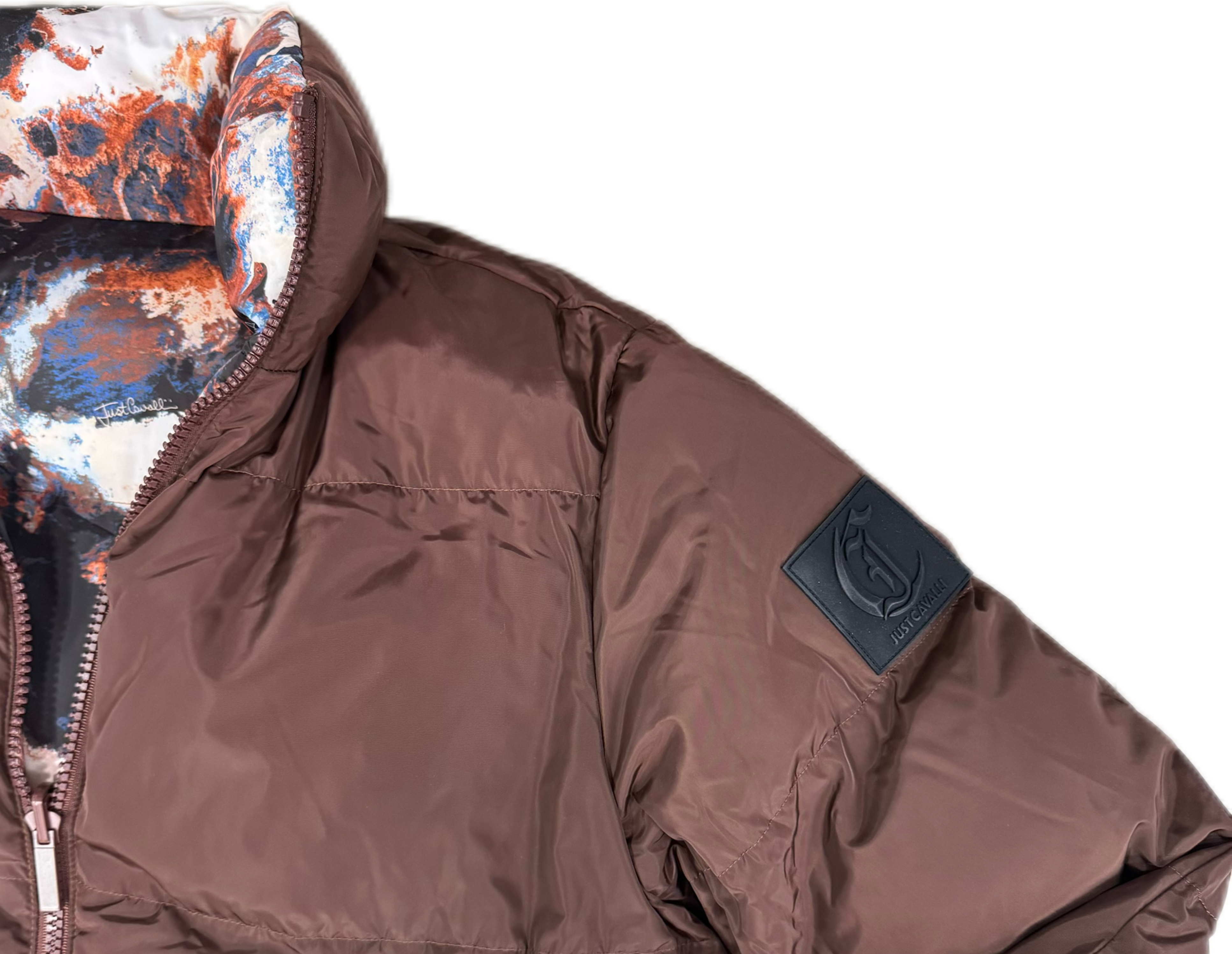 Giacca Piumino JUST CAVALLI Reversibile con Stampa